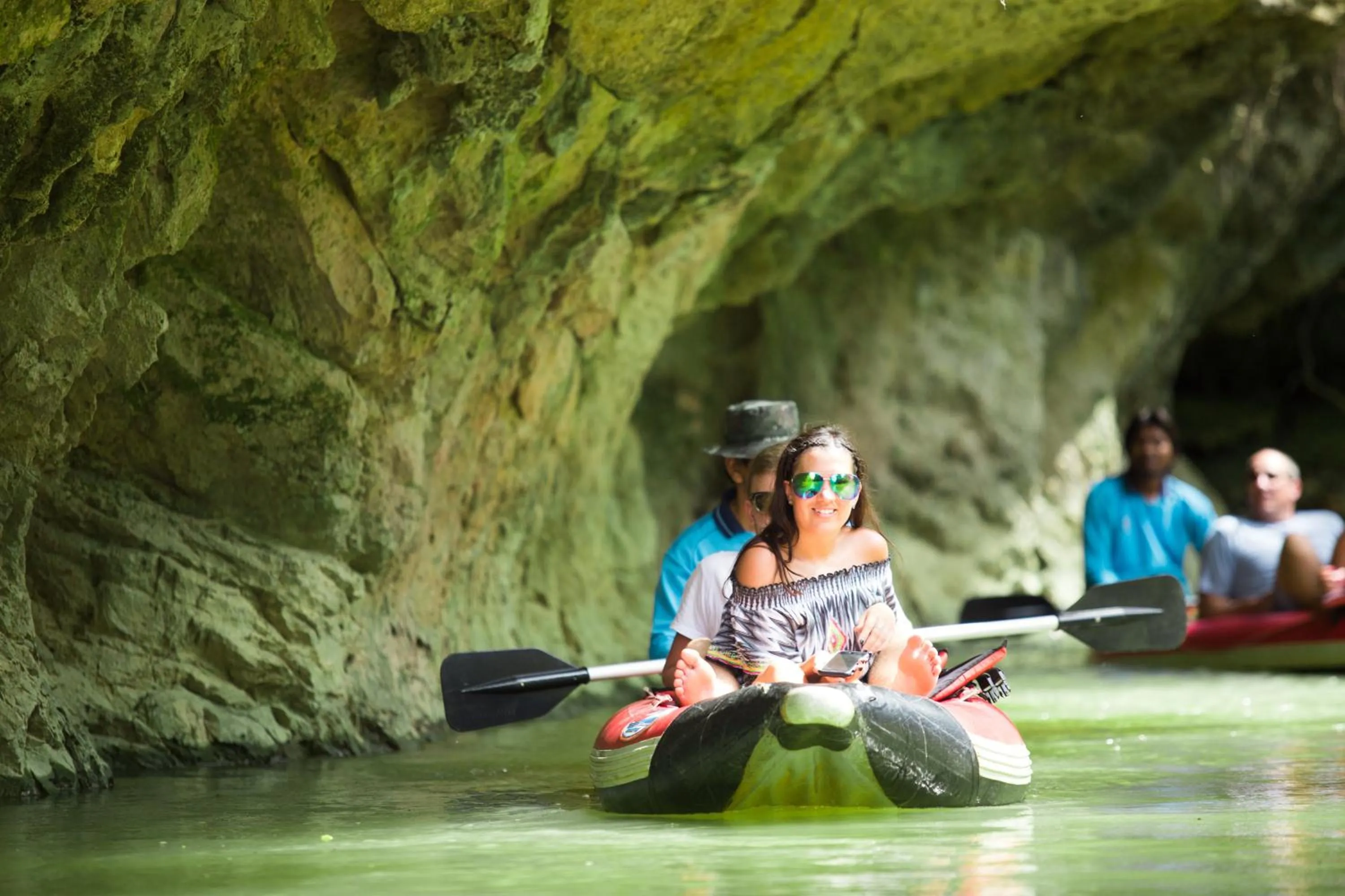 Canoeing in Khao Sok River Lodge Hotel