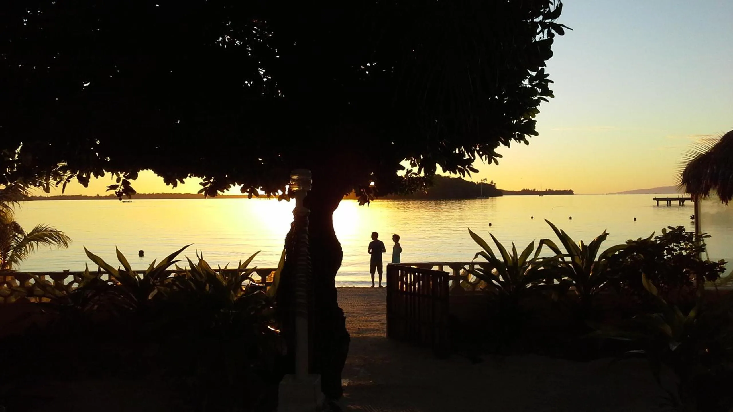 Sunrise in Village Temanuata