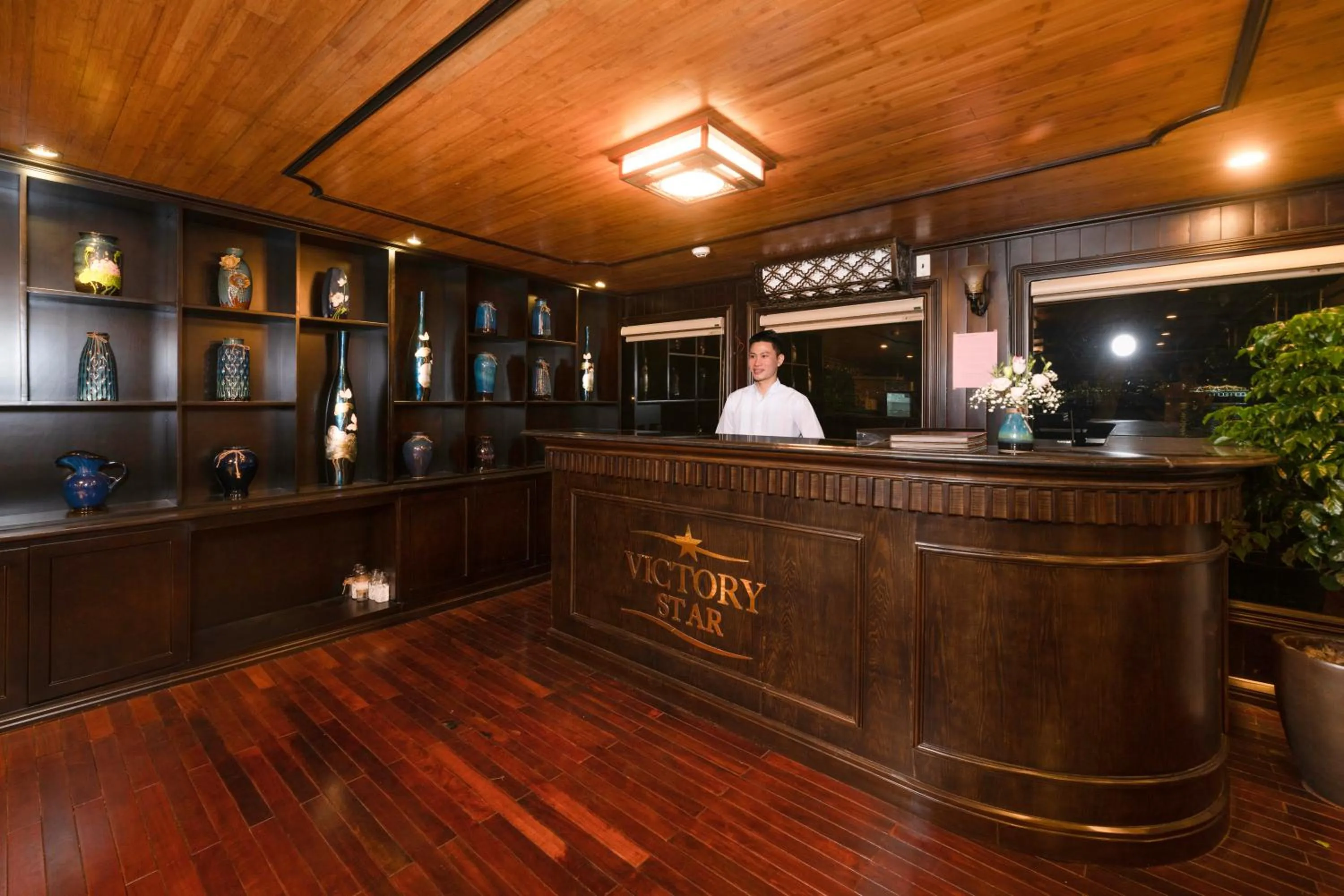 Lobby or reception in Victory Star Cruise