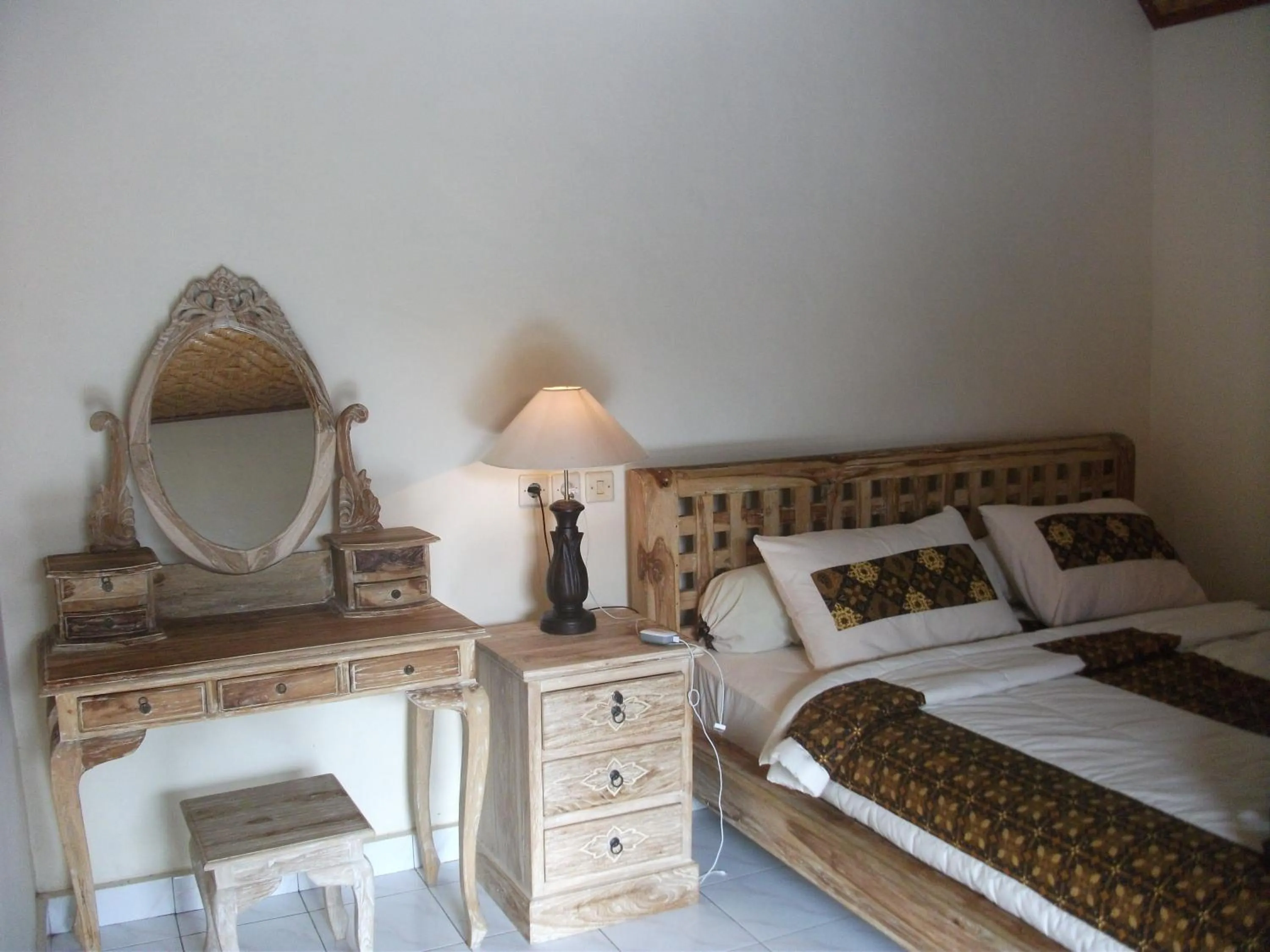 Bed in Arsa Homestay & Spa