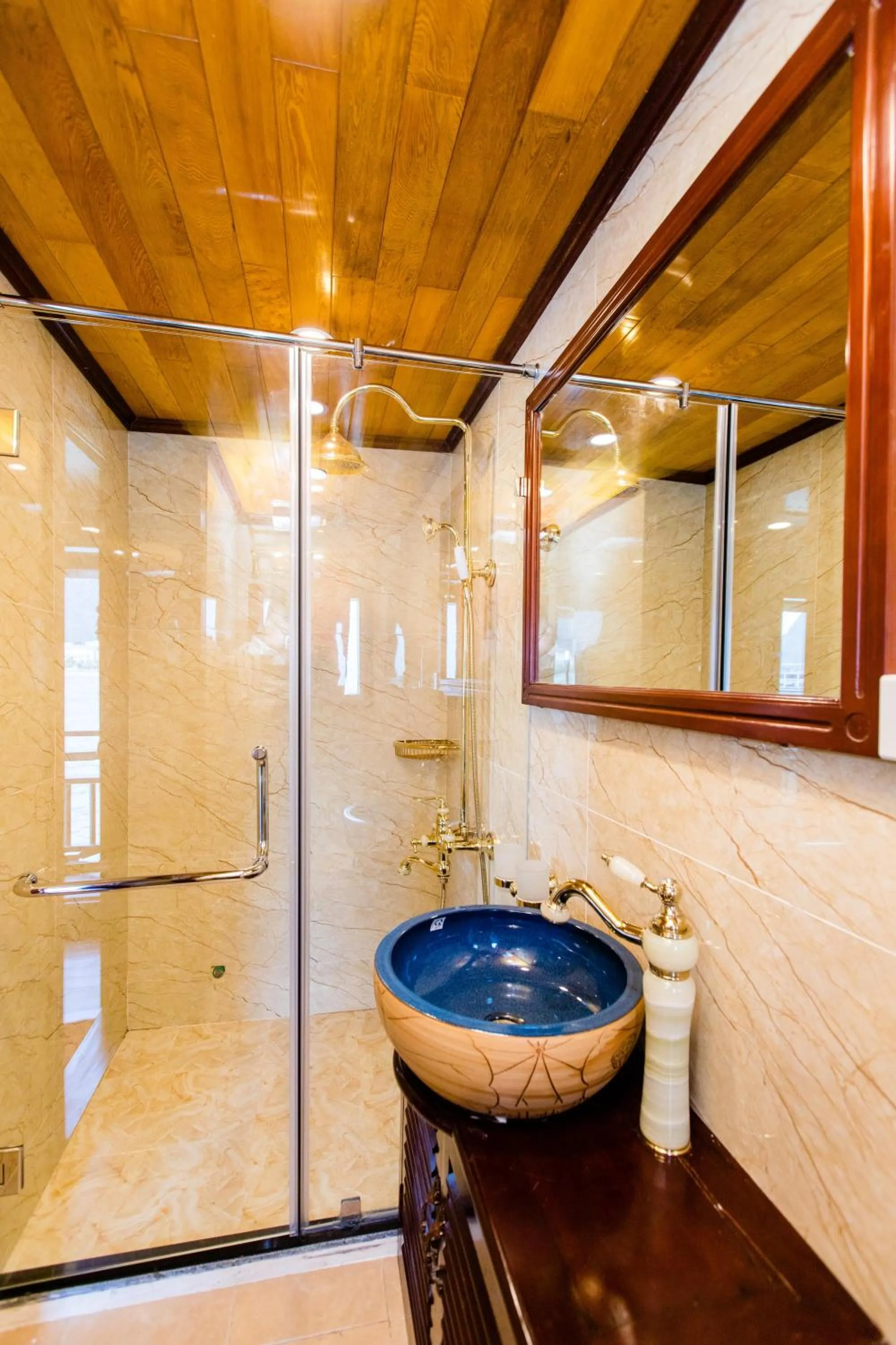 Toilet in Victory Cruise