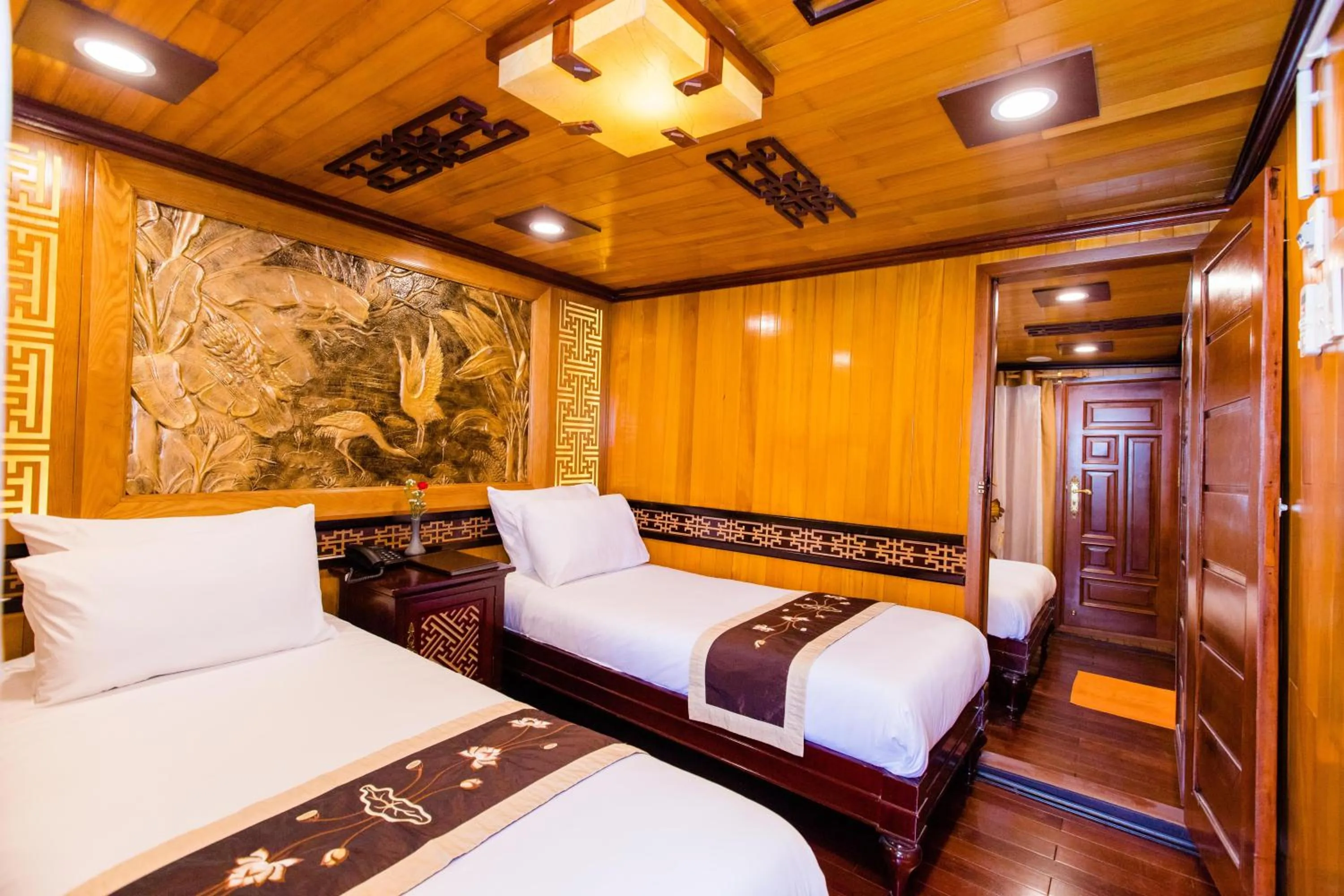 Bed in Victory Cruise