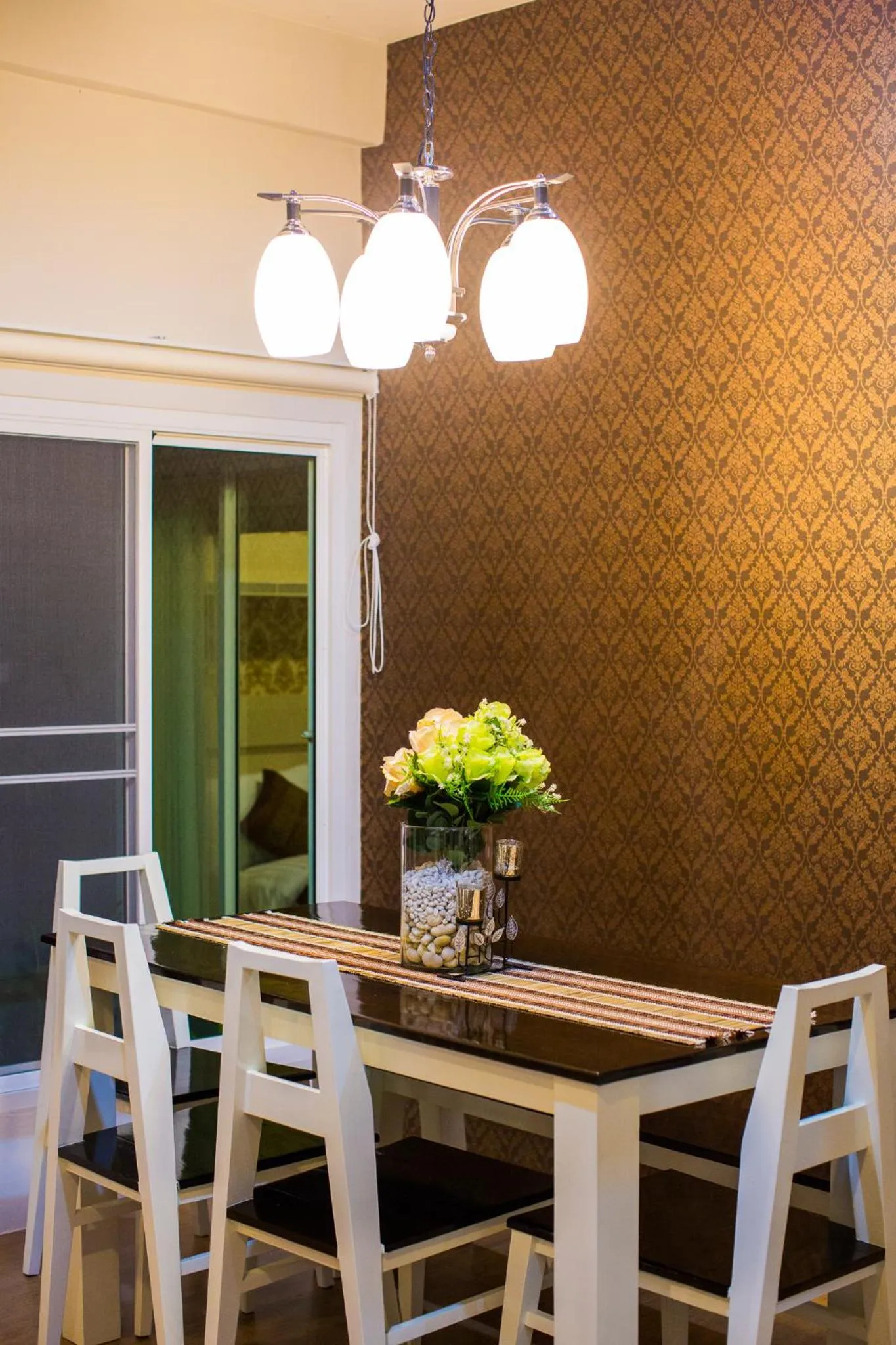 Dining area in Irawan House