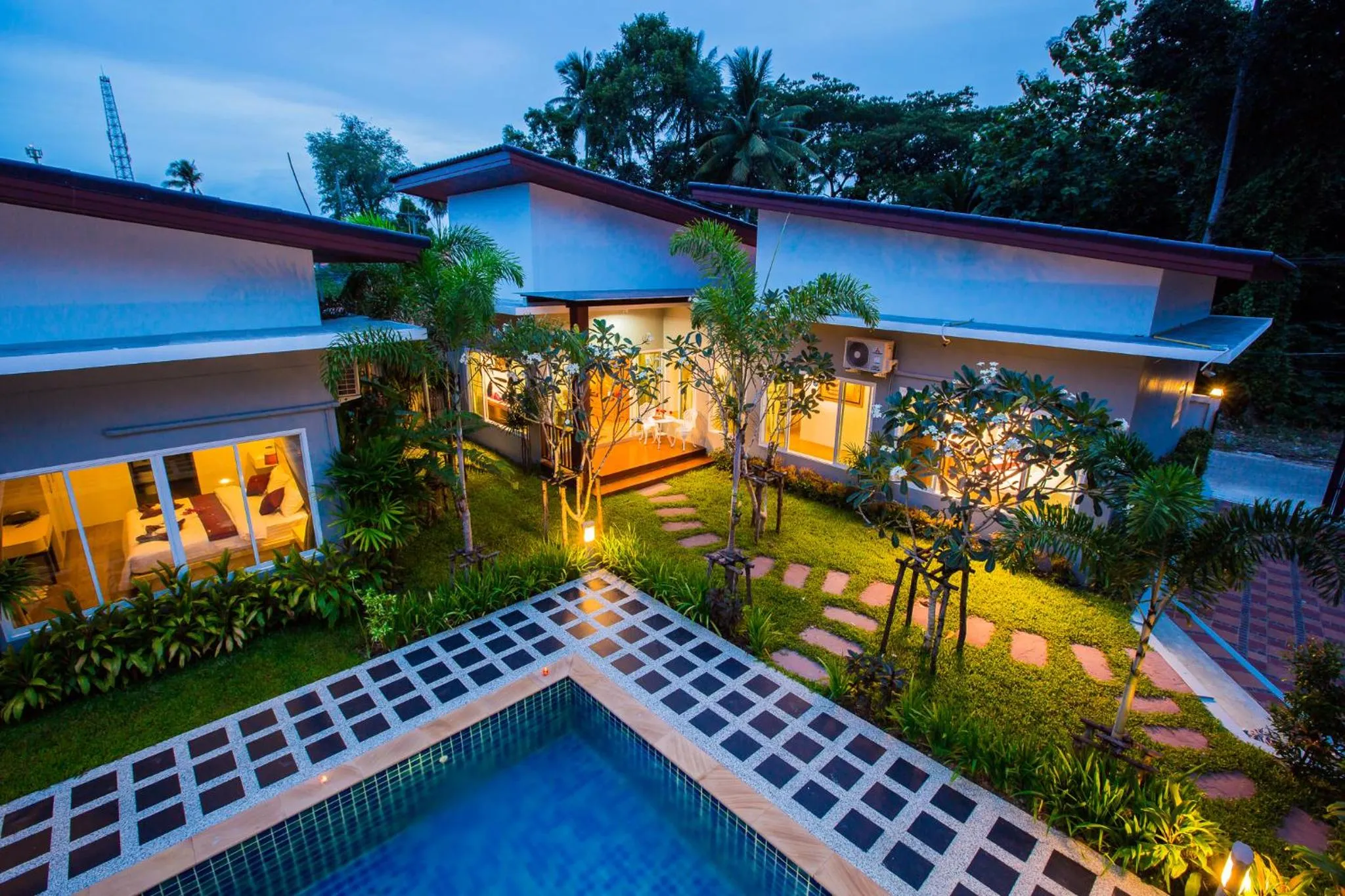 Bird's eye view in Irawan House