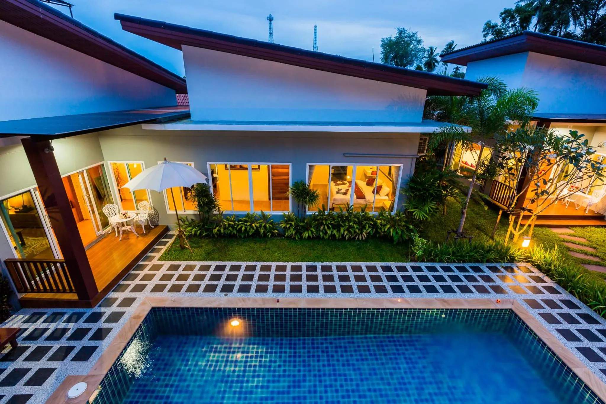 Bird's eye view in Irawan House