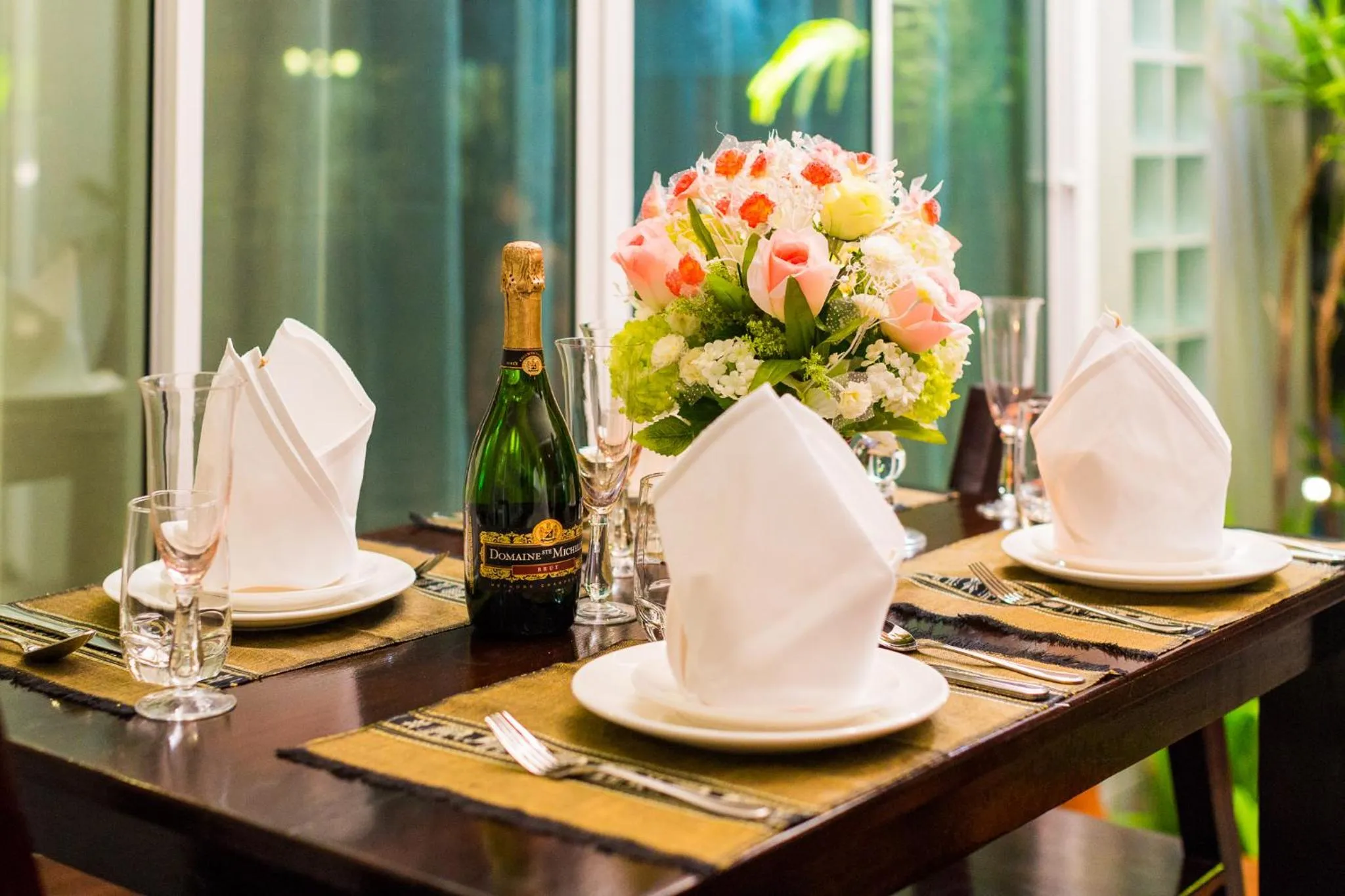 Dining area in Irawan House