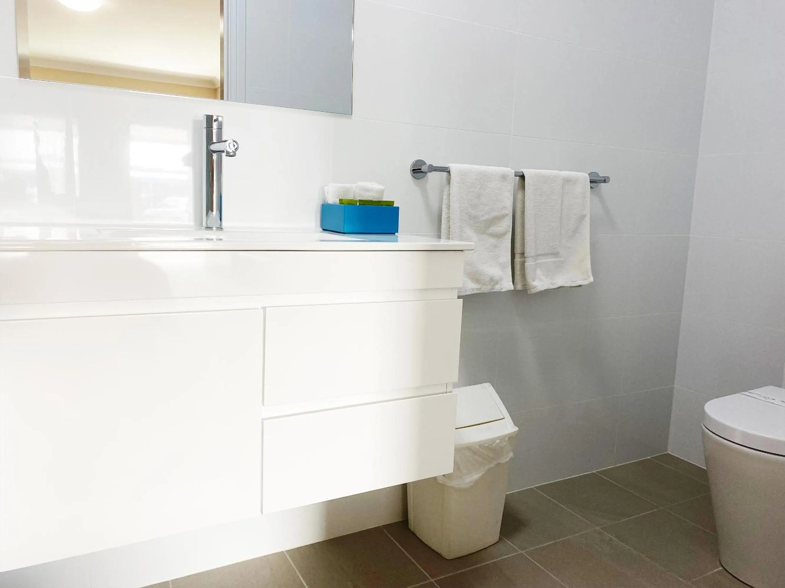 Toilet in The Bakehouse Motel