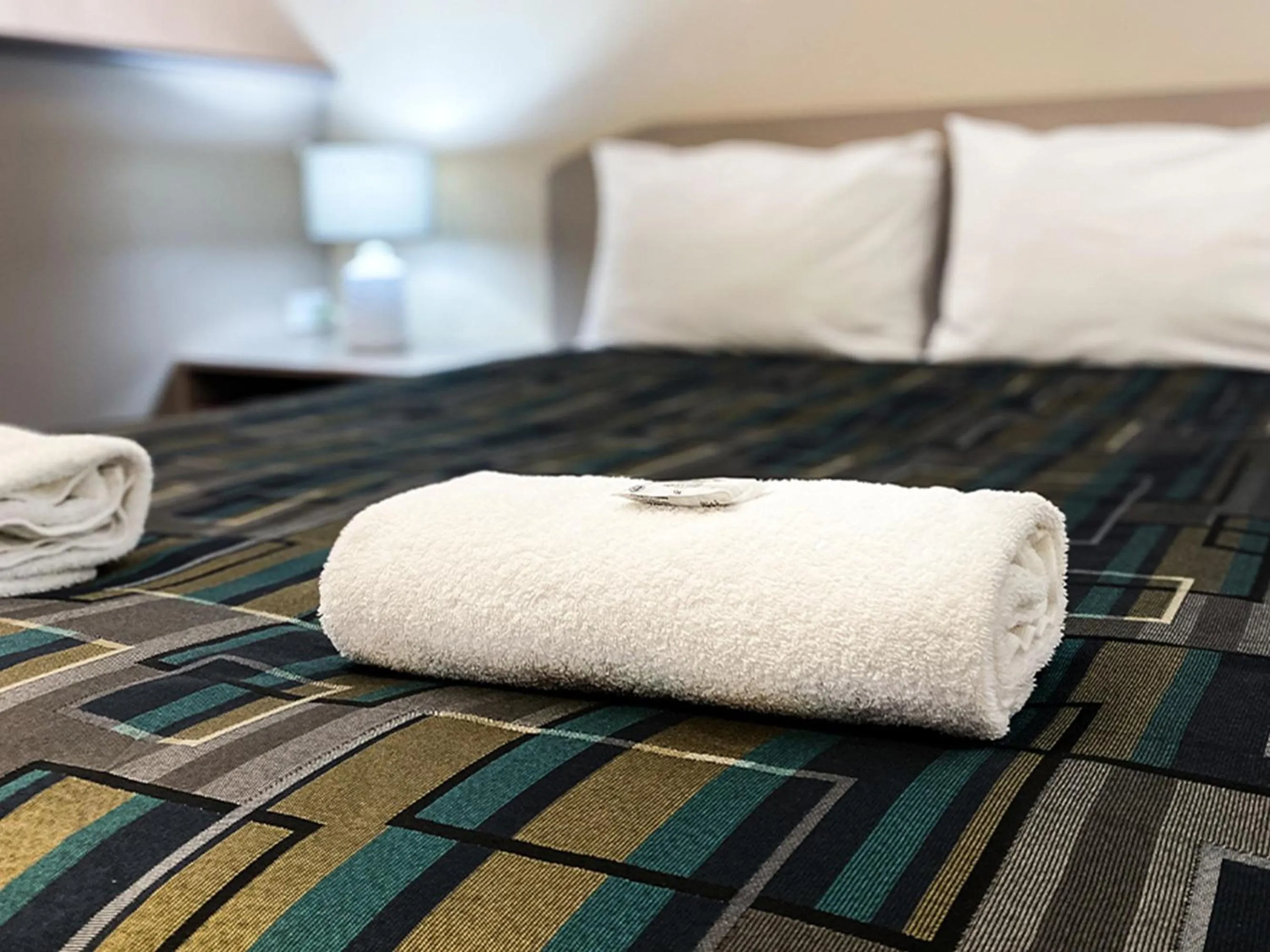 Bed in The Bakehouse Motel