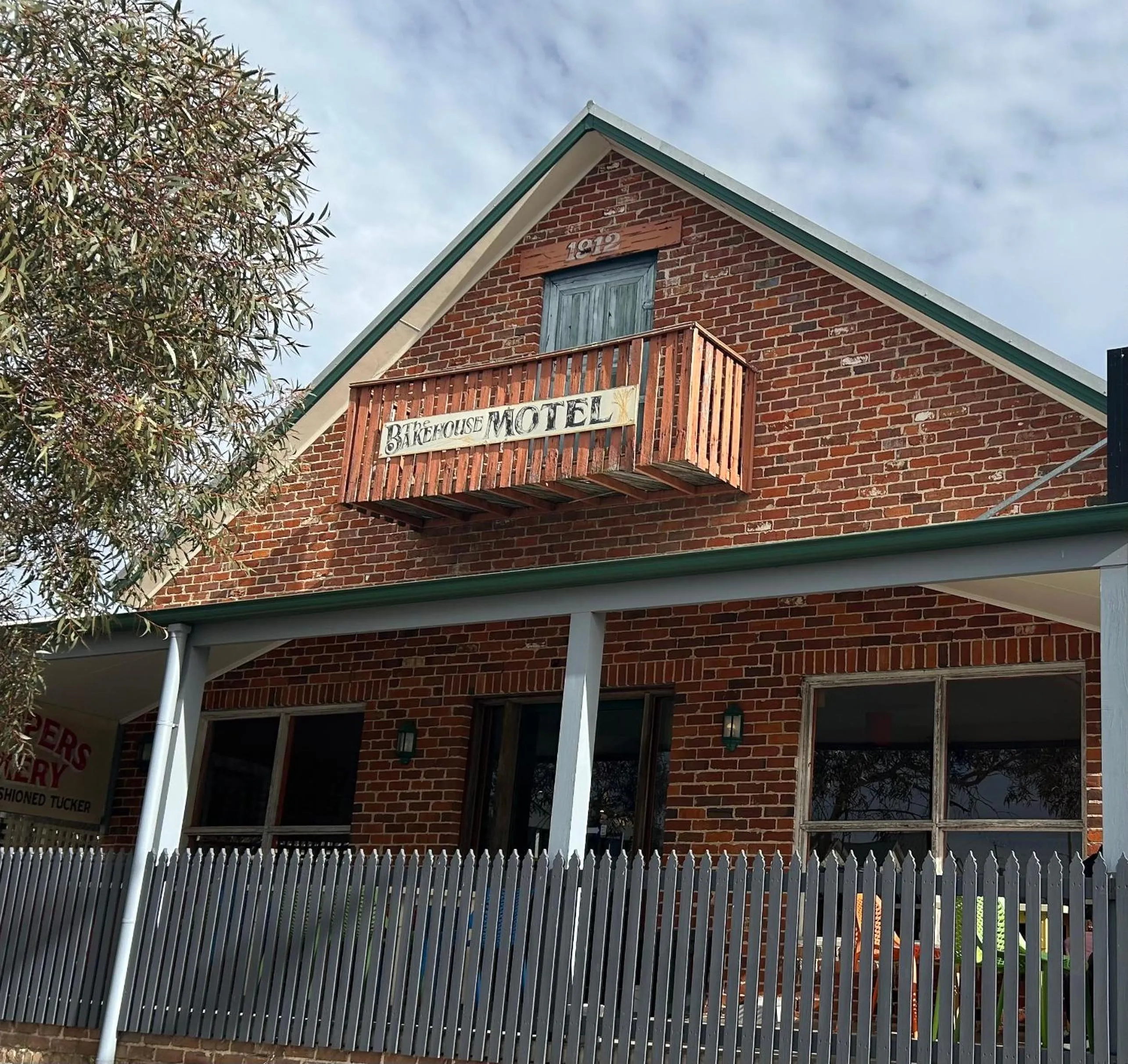 Property building in The Bakehouse Motel