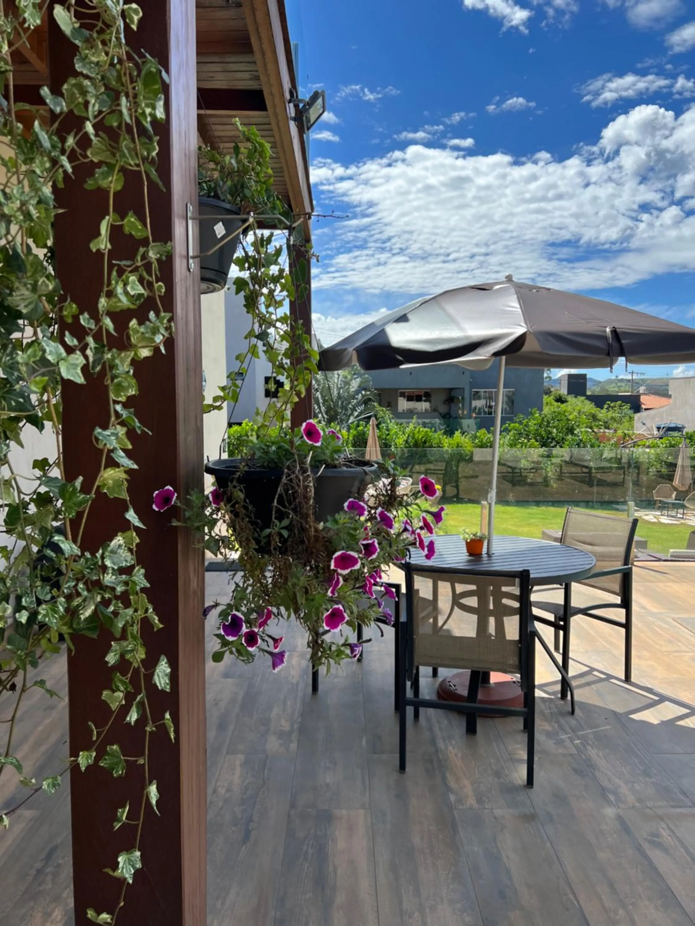 Patio in Pousada Viver Capitólio