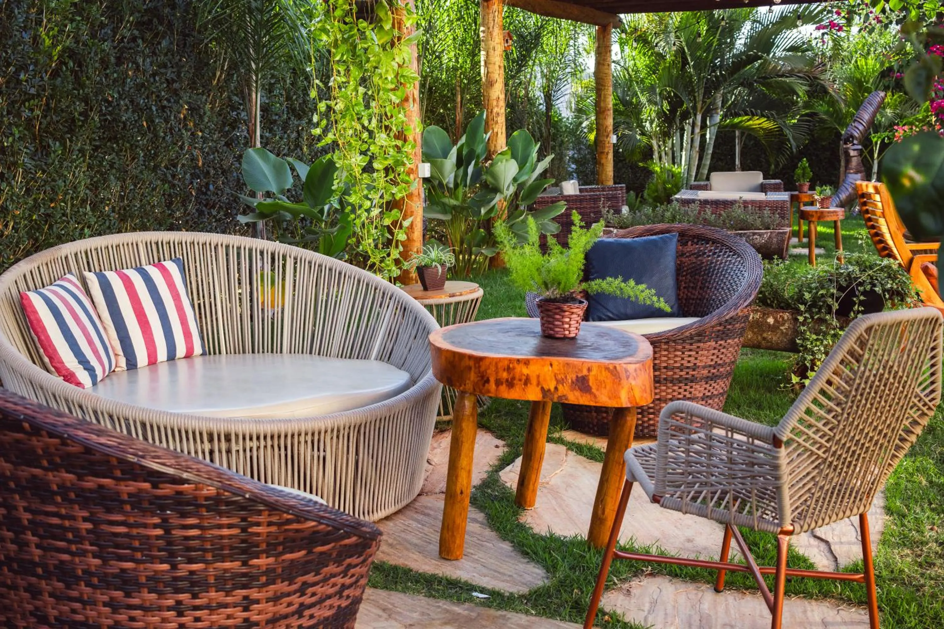 Garden in Pousada Viver Capitólio