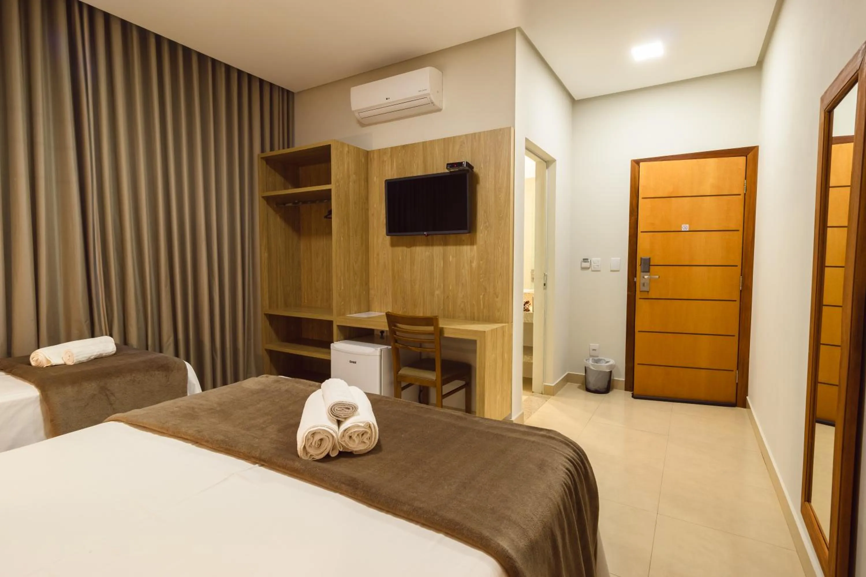 TV and multimedia, Bed in Pousada Viver Capitólio