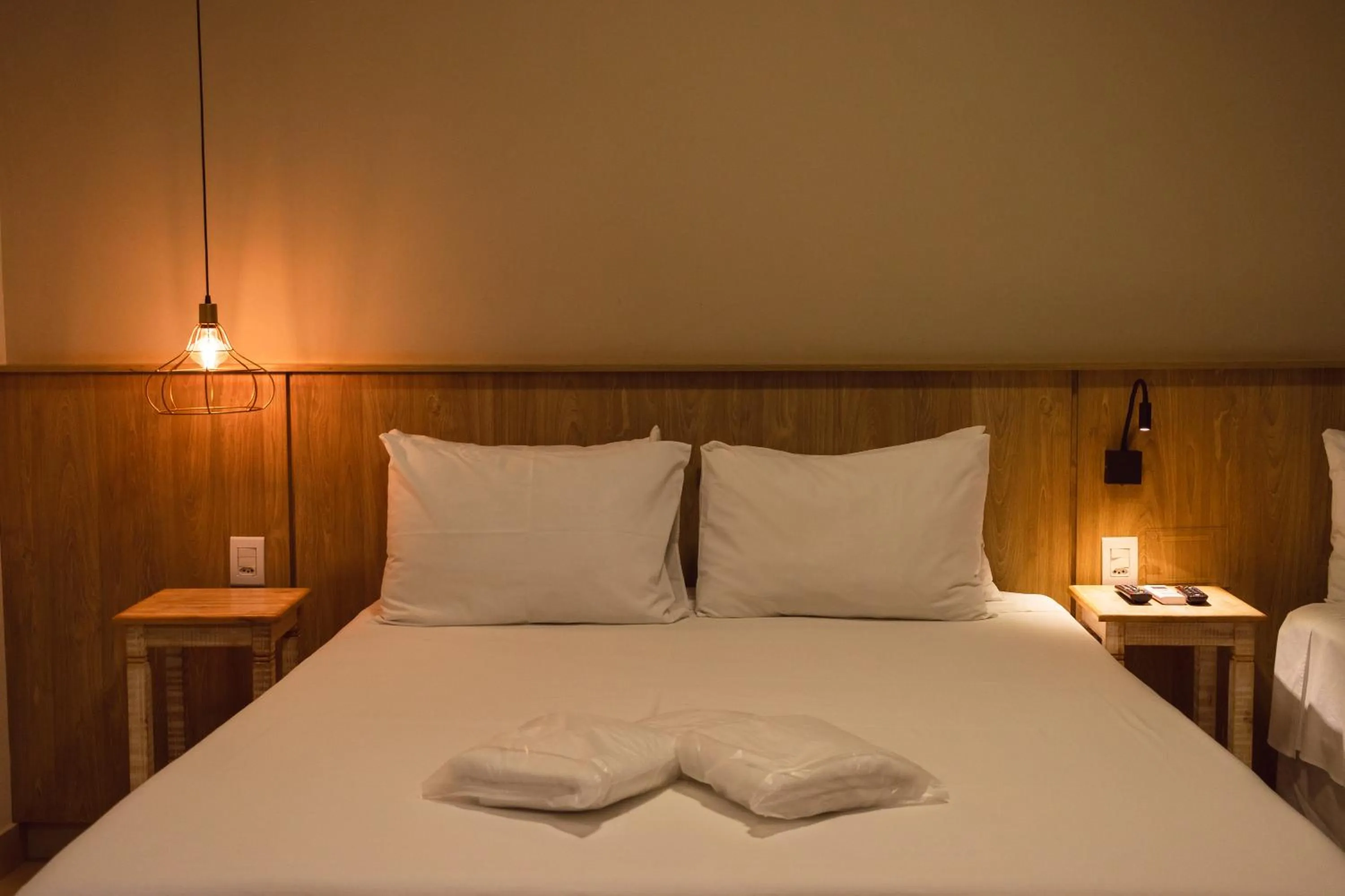 Bed in Pousada Viver Capitólio