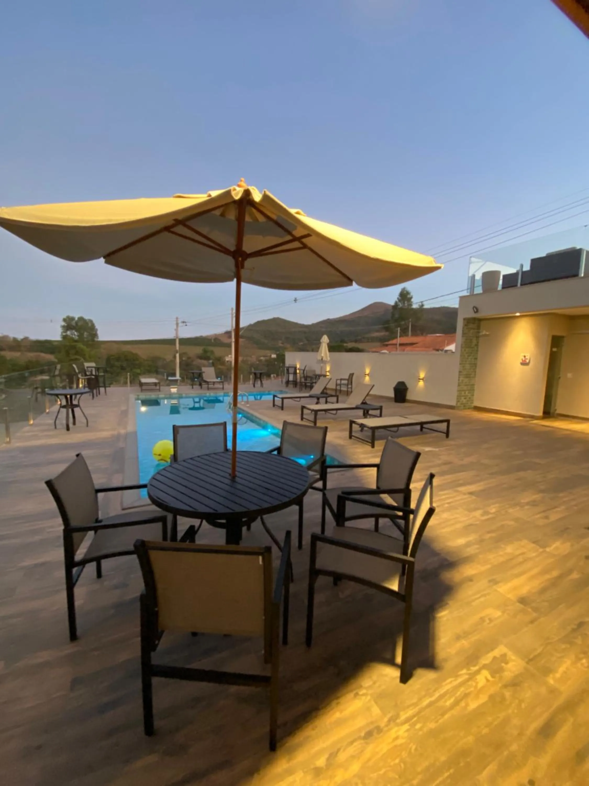 Patio in Pousada Viver Capitólio