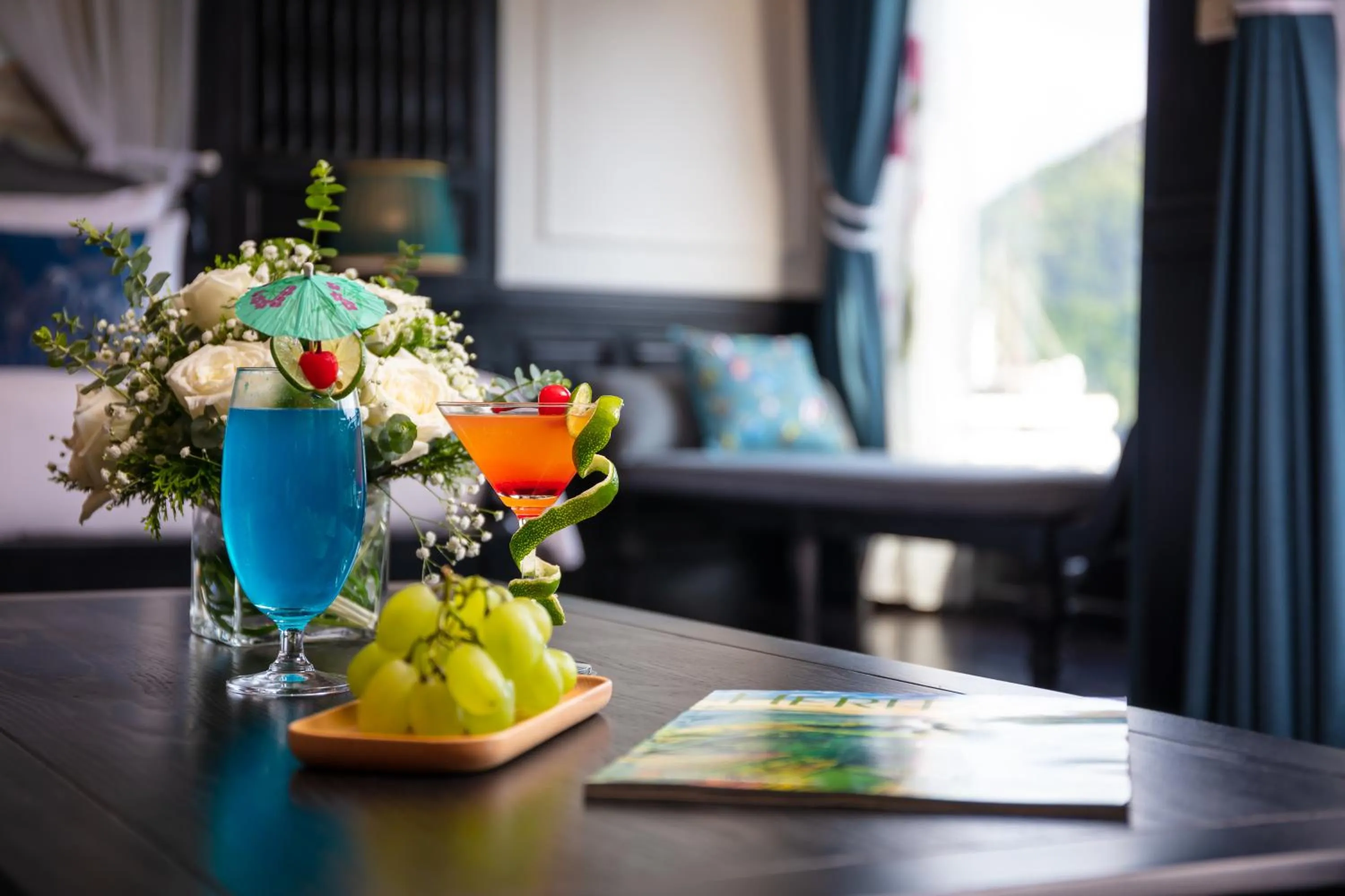 Food and drinks in La Regina Grand Cruise