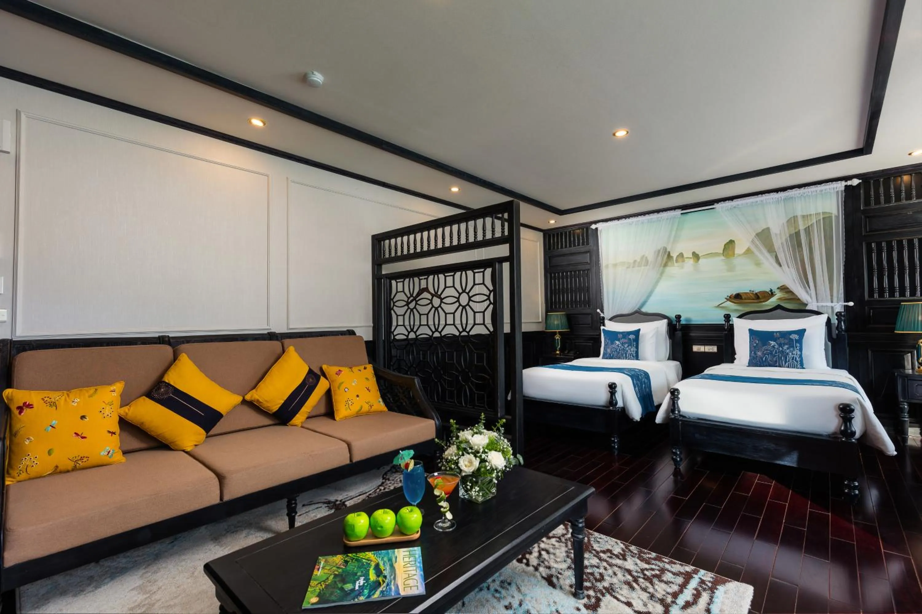 Bed in La Regina Grand Cruise