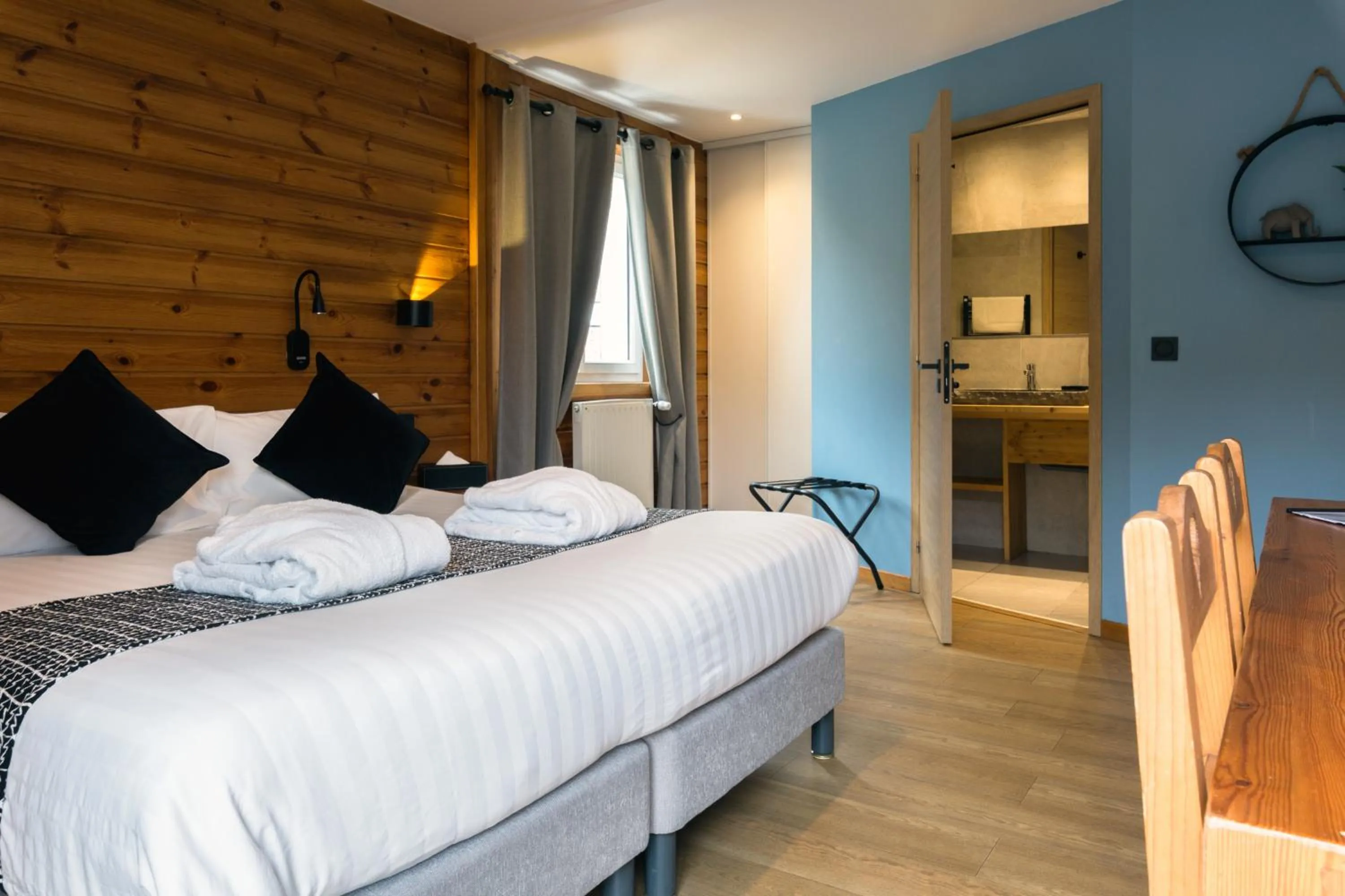 Photo of the whole room, Bed in Logis Hôtel Les Autanes & Spa