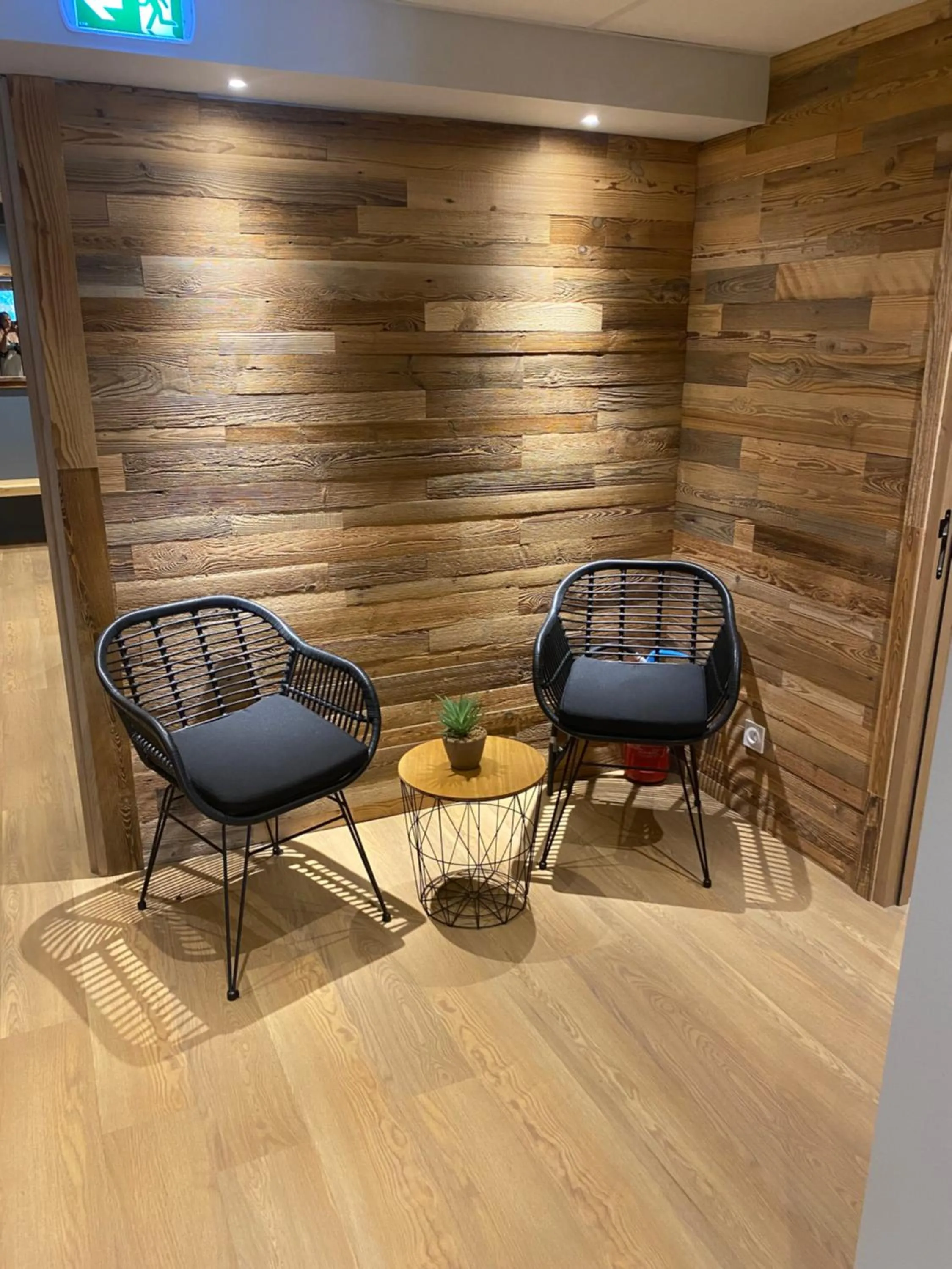 Sauna in Logis Hôtel & Spa Les Autanes