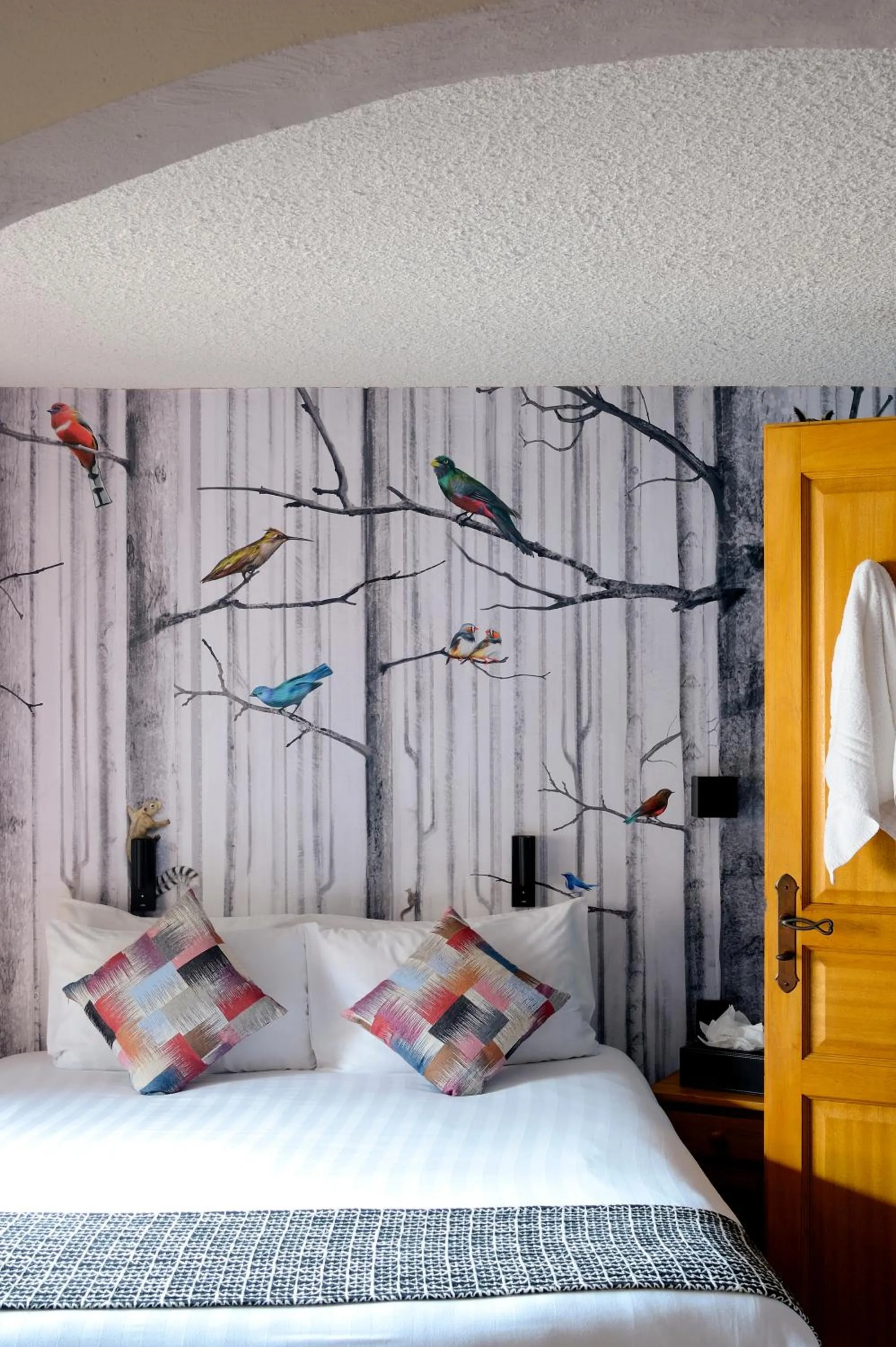 Bedroom, Bed in Logis Hôtel & Spa Les Autanes