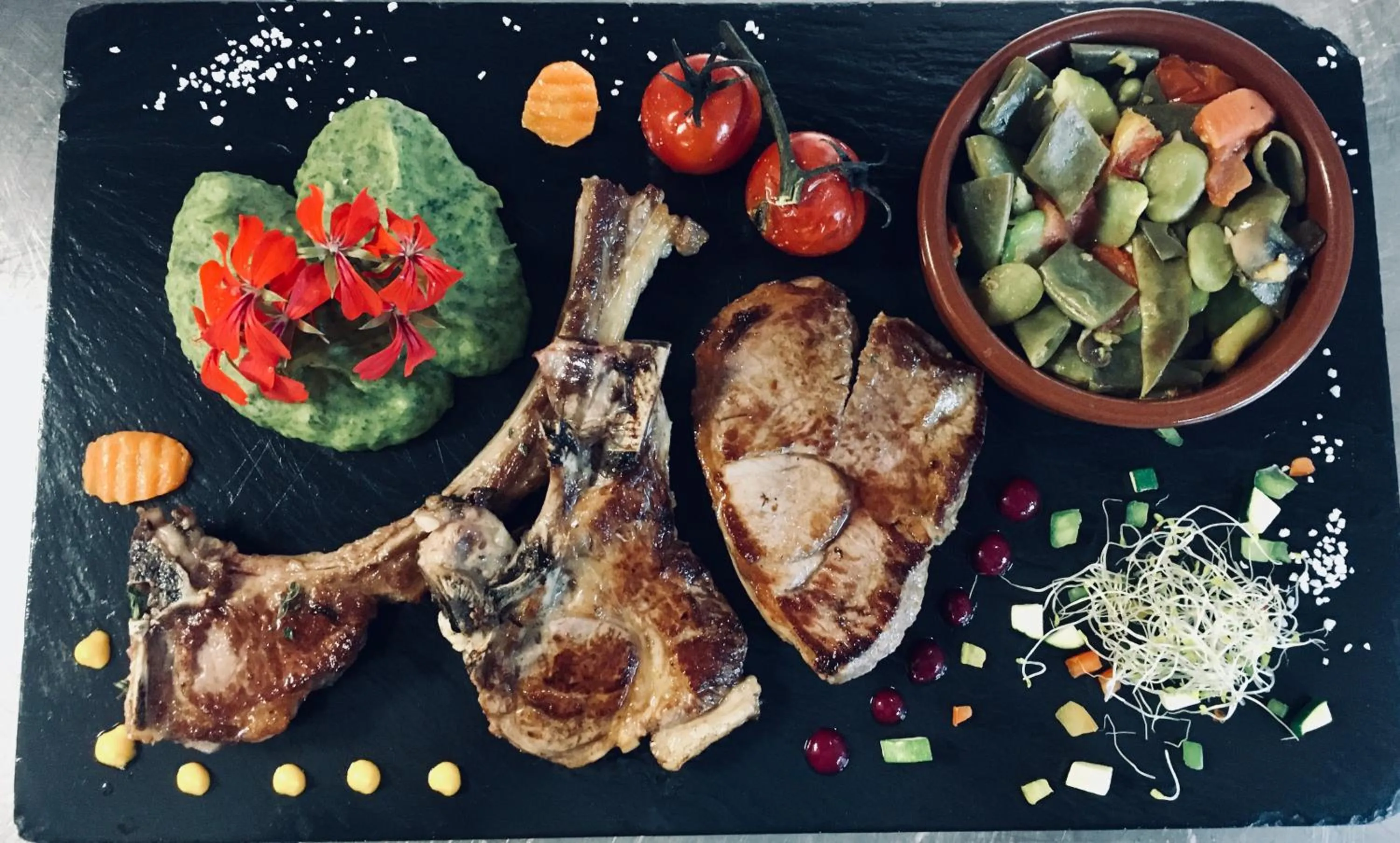 Food close-up in Logis Hôtel & Spa Les Autanes