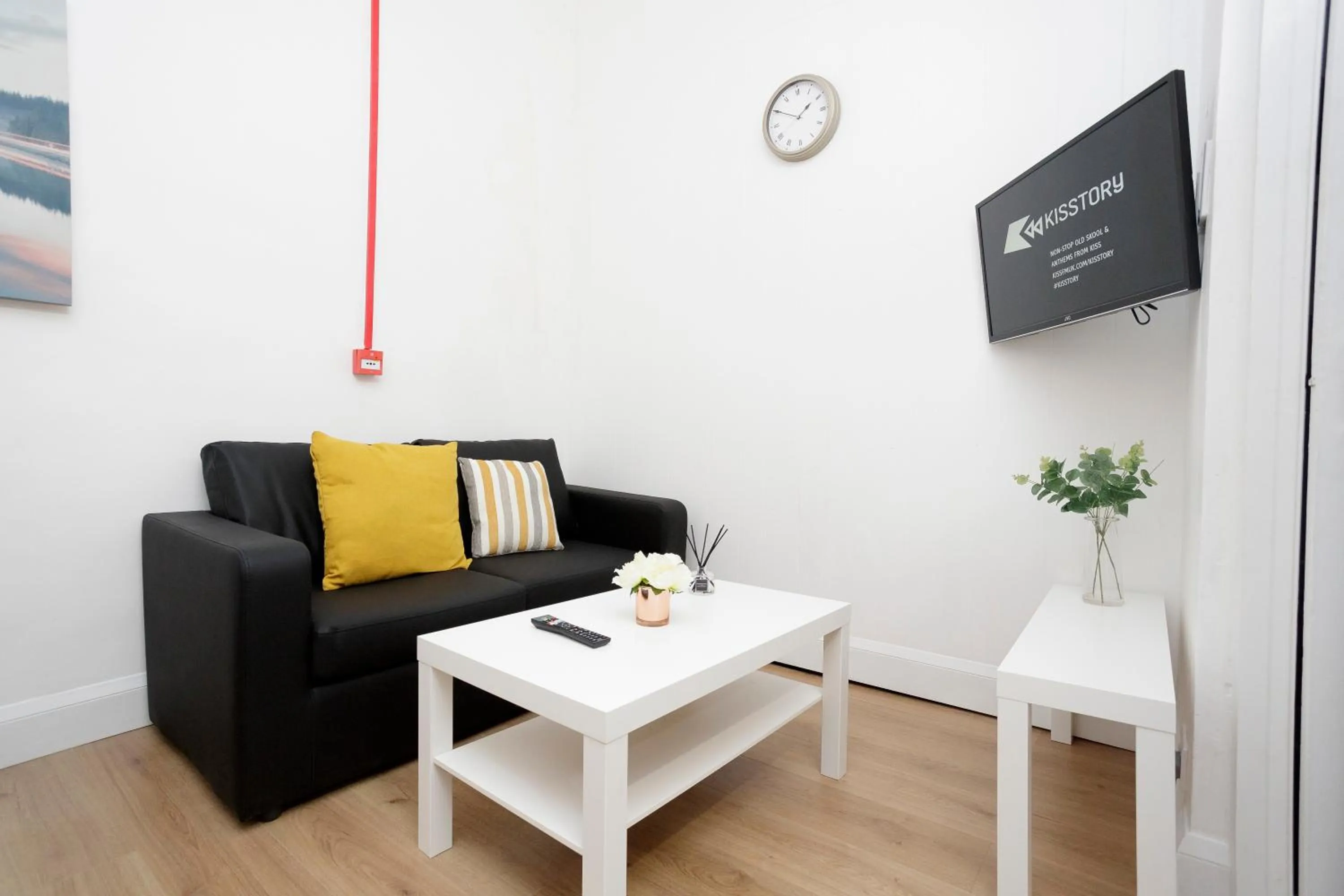 Living room in KIRKSTALL SERVICED APARTMENTS LEEDS