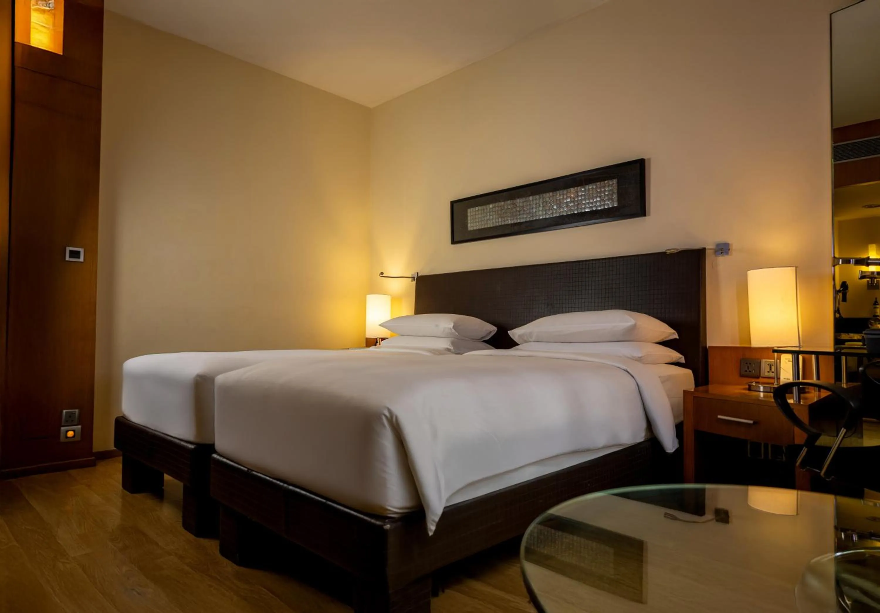 Bed in Hyatt Hyderabad Gachibowli