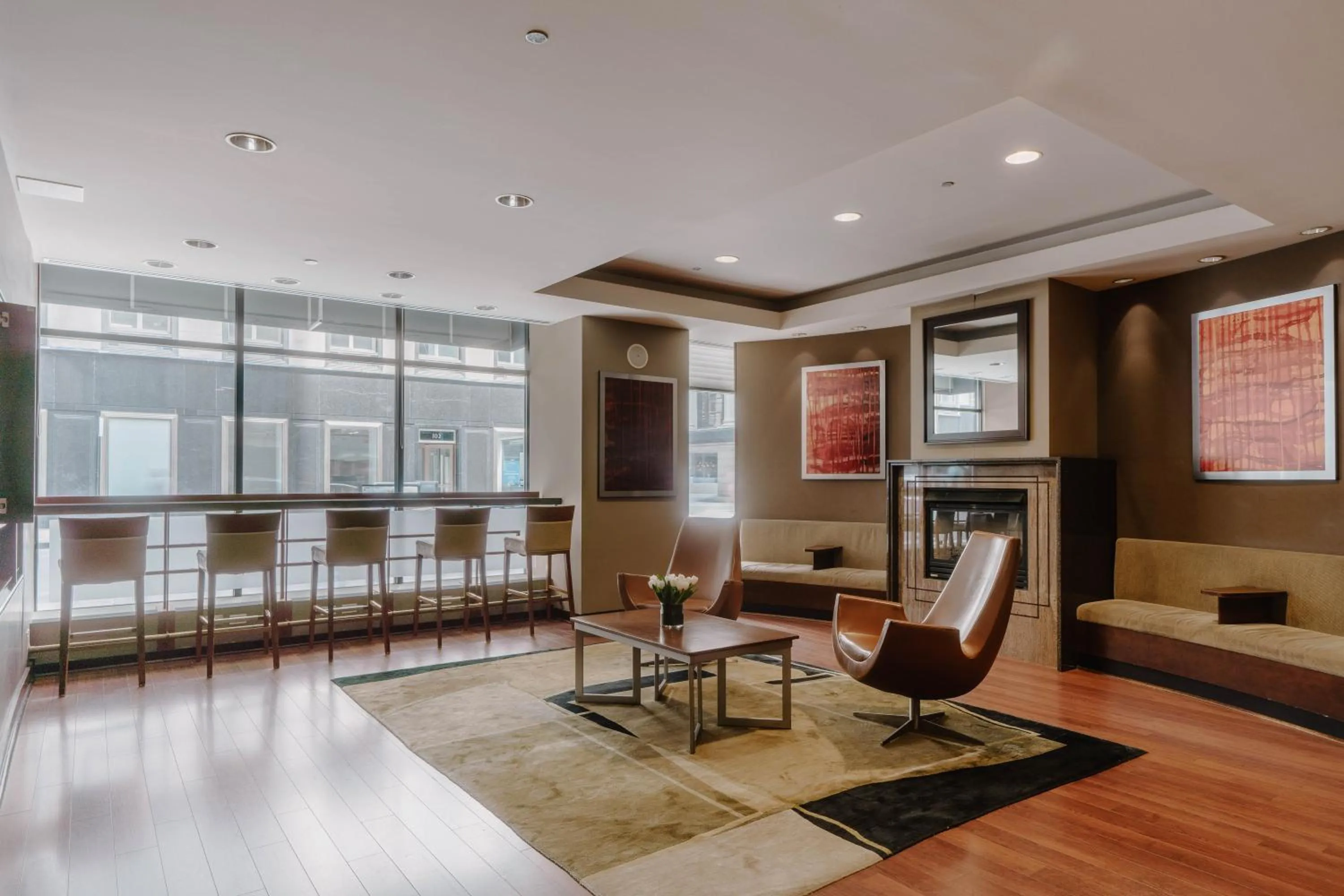Lobby or reception in Central Loop Hotel