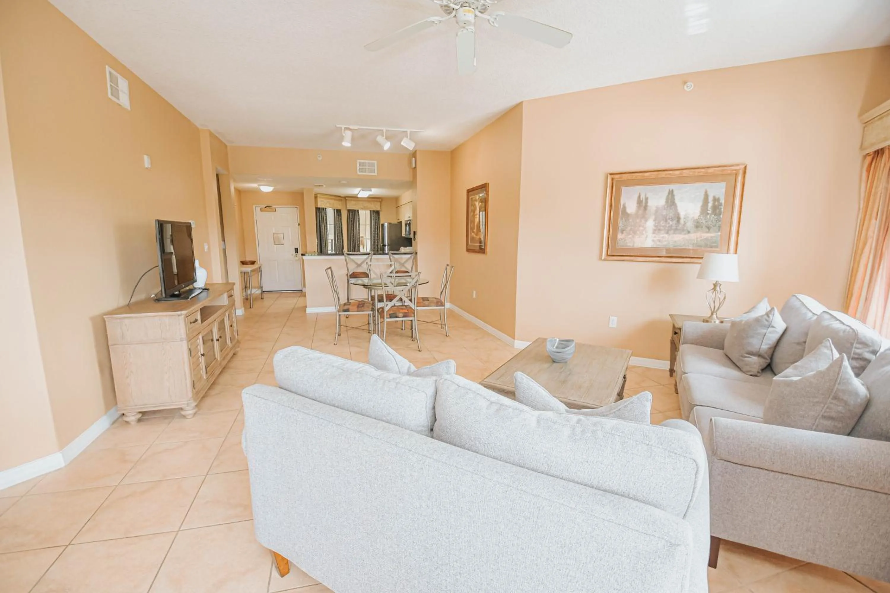 Living room in WorldQuest Orlando Resort