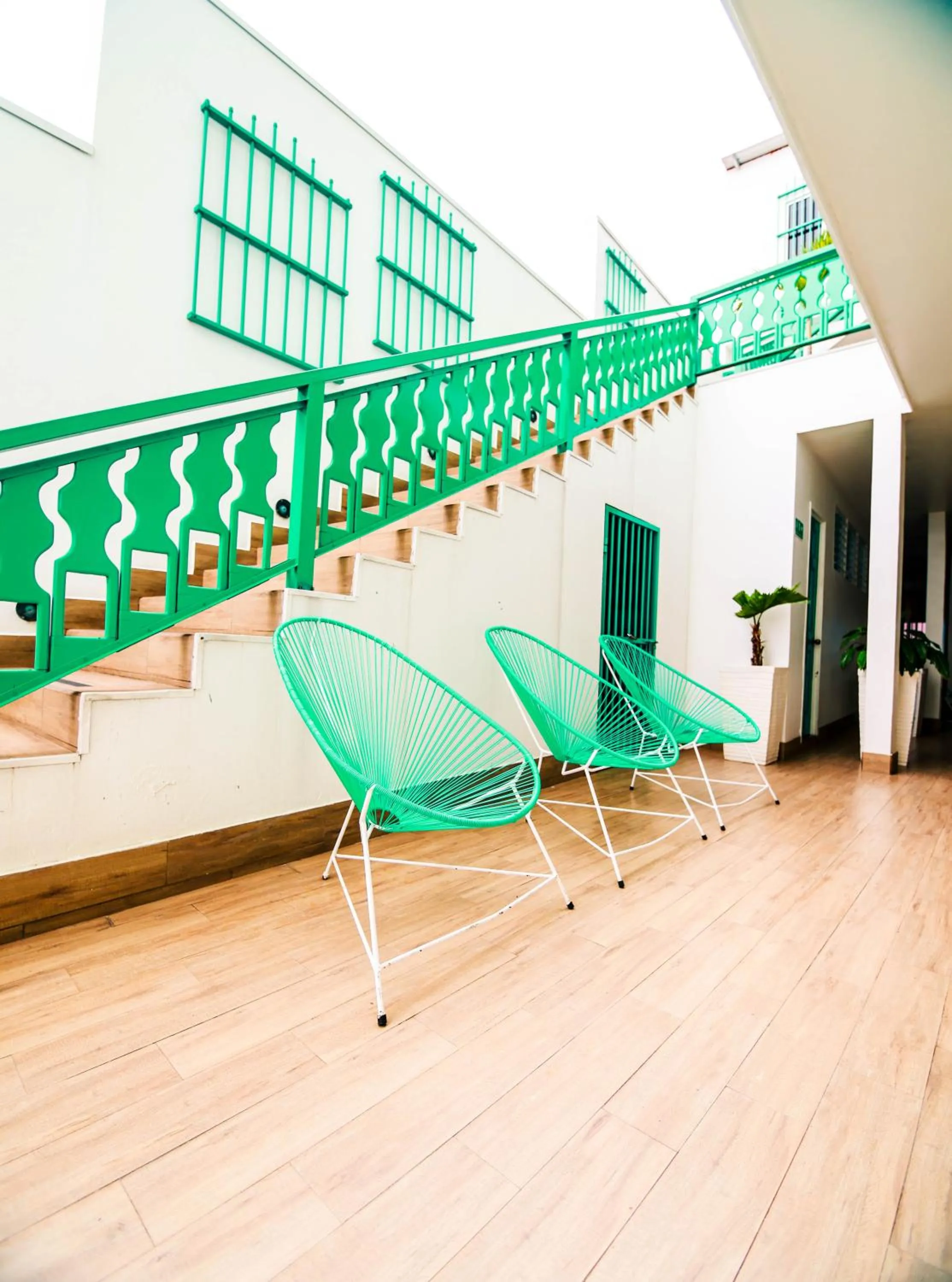 Patio in Hotel Casa Turquesa