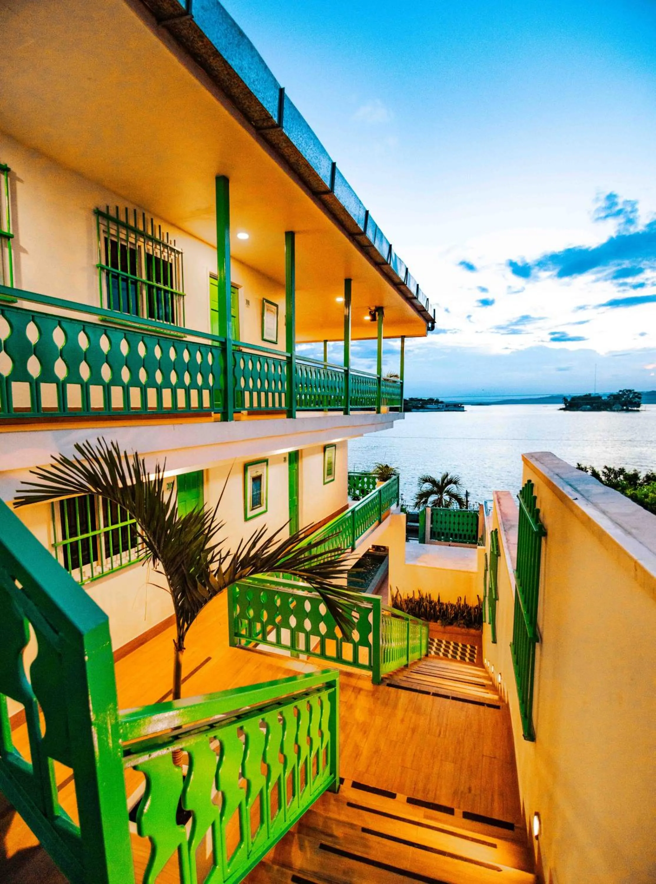 Lake view in Hotel Casa Turquesa