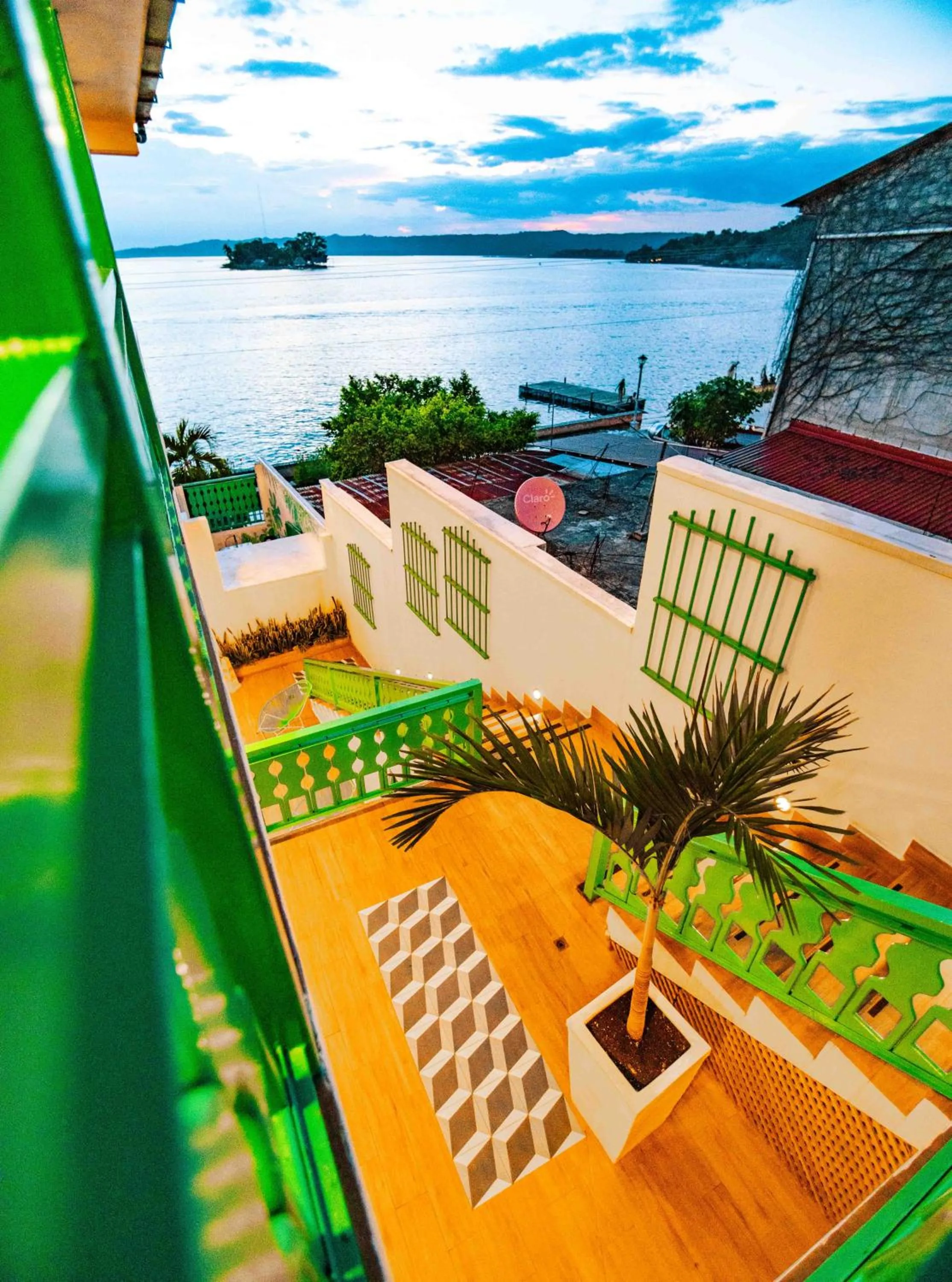Lake view in Hotel Casa Turquesa
