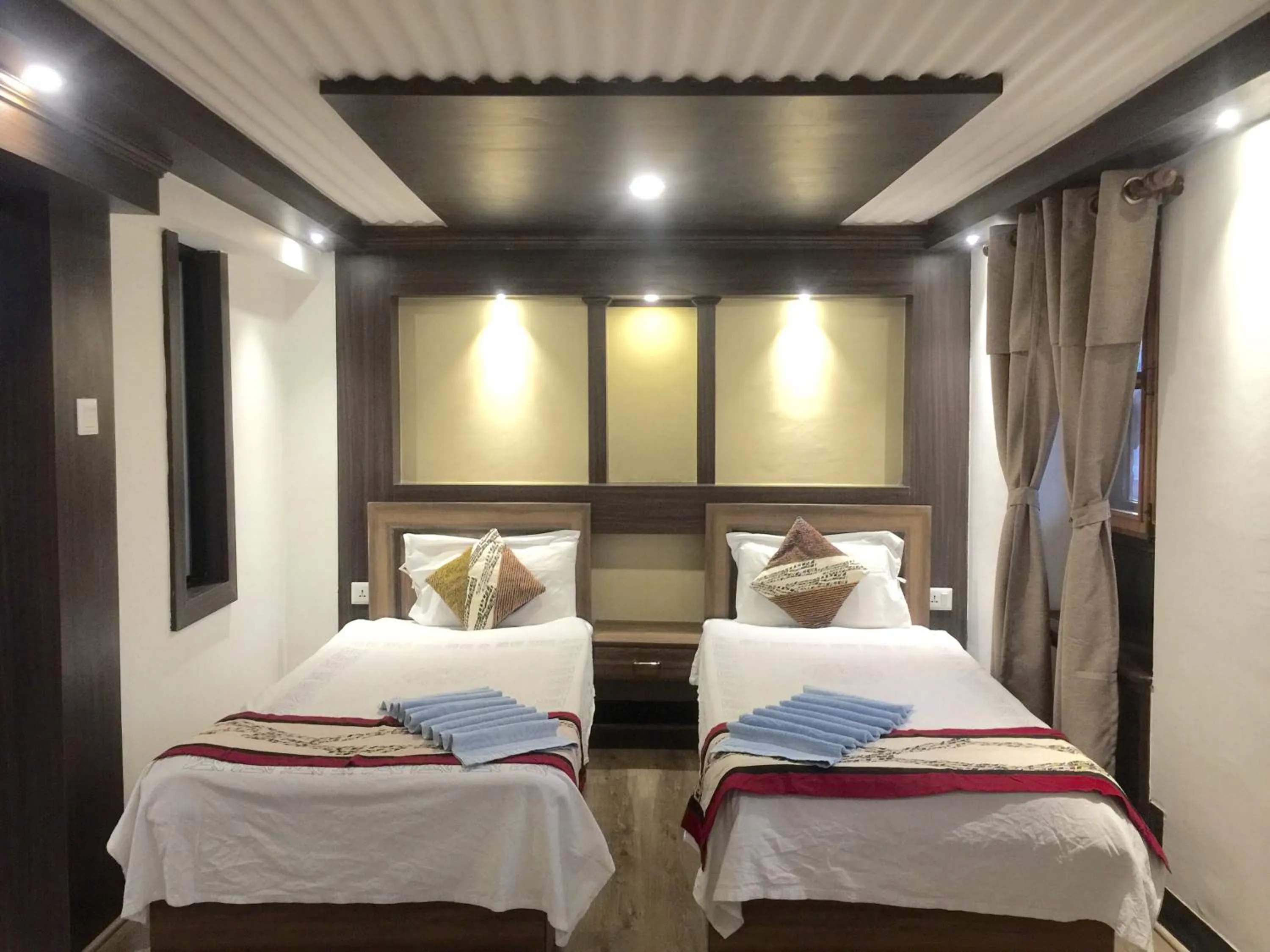 Bed in Shiva Guest House