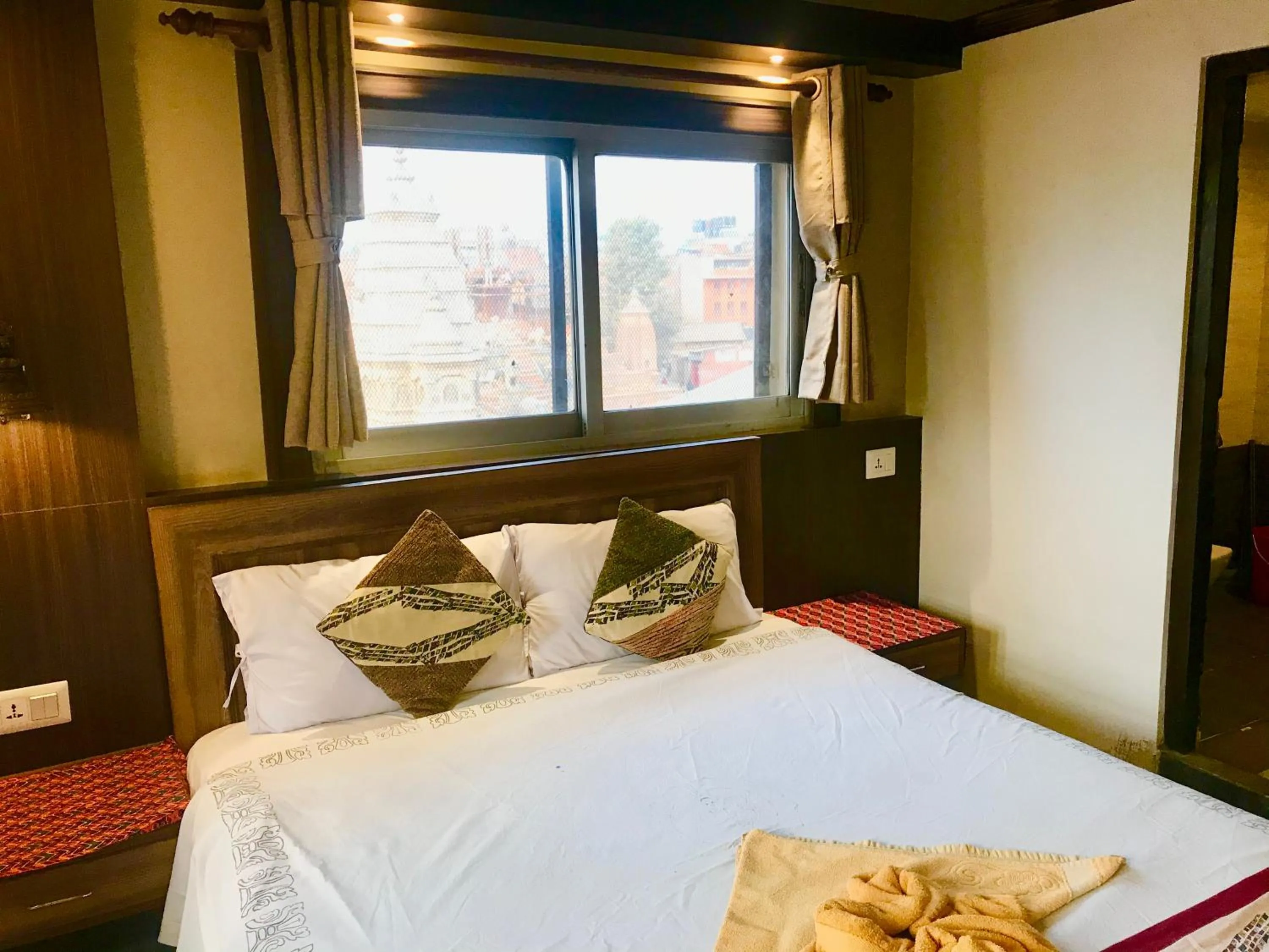 City view, Bed in Shiva Guest House