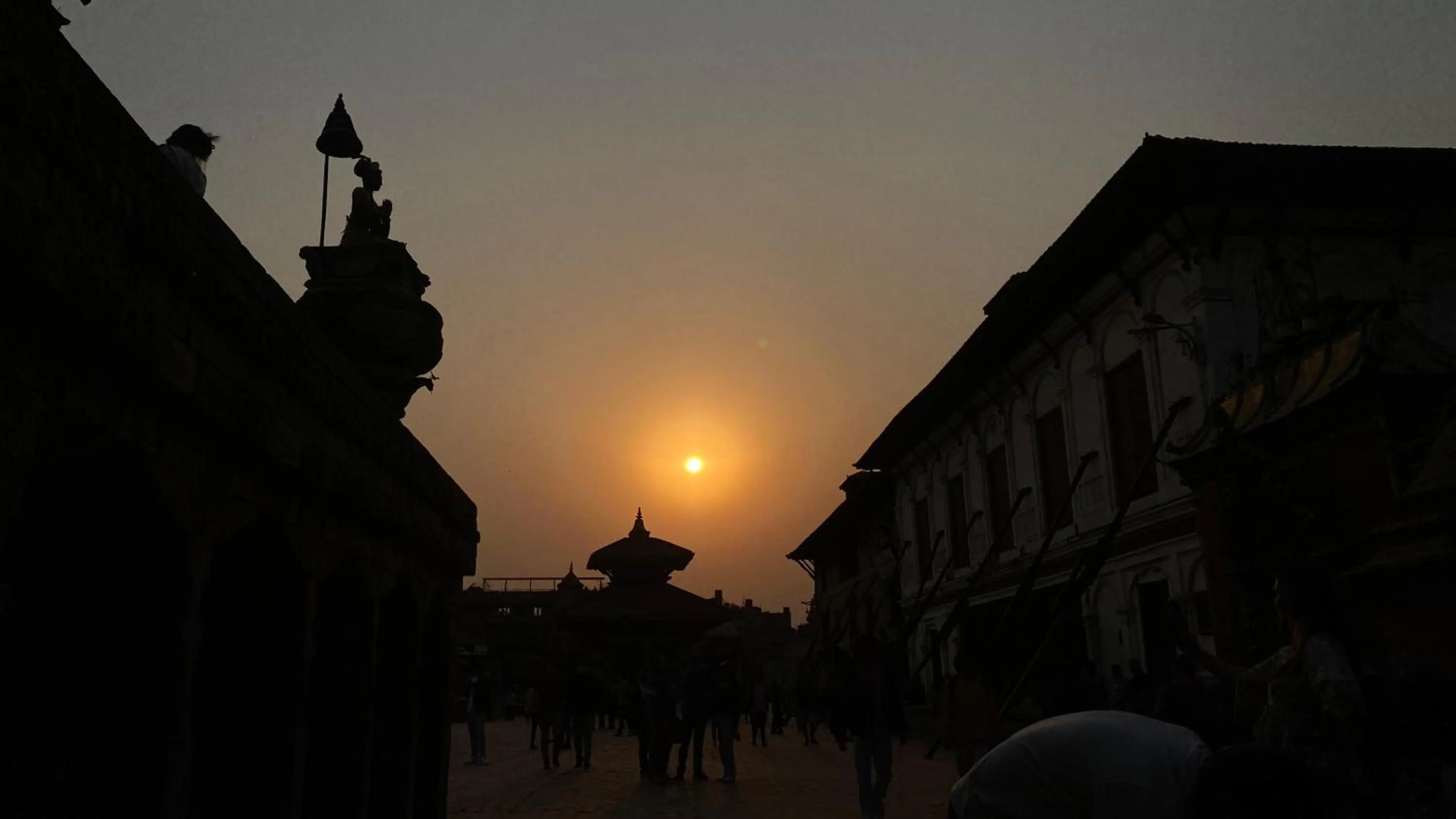 Sunset in Shiva Guest House