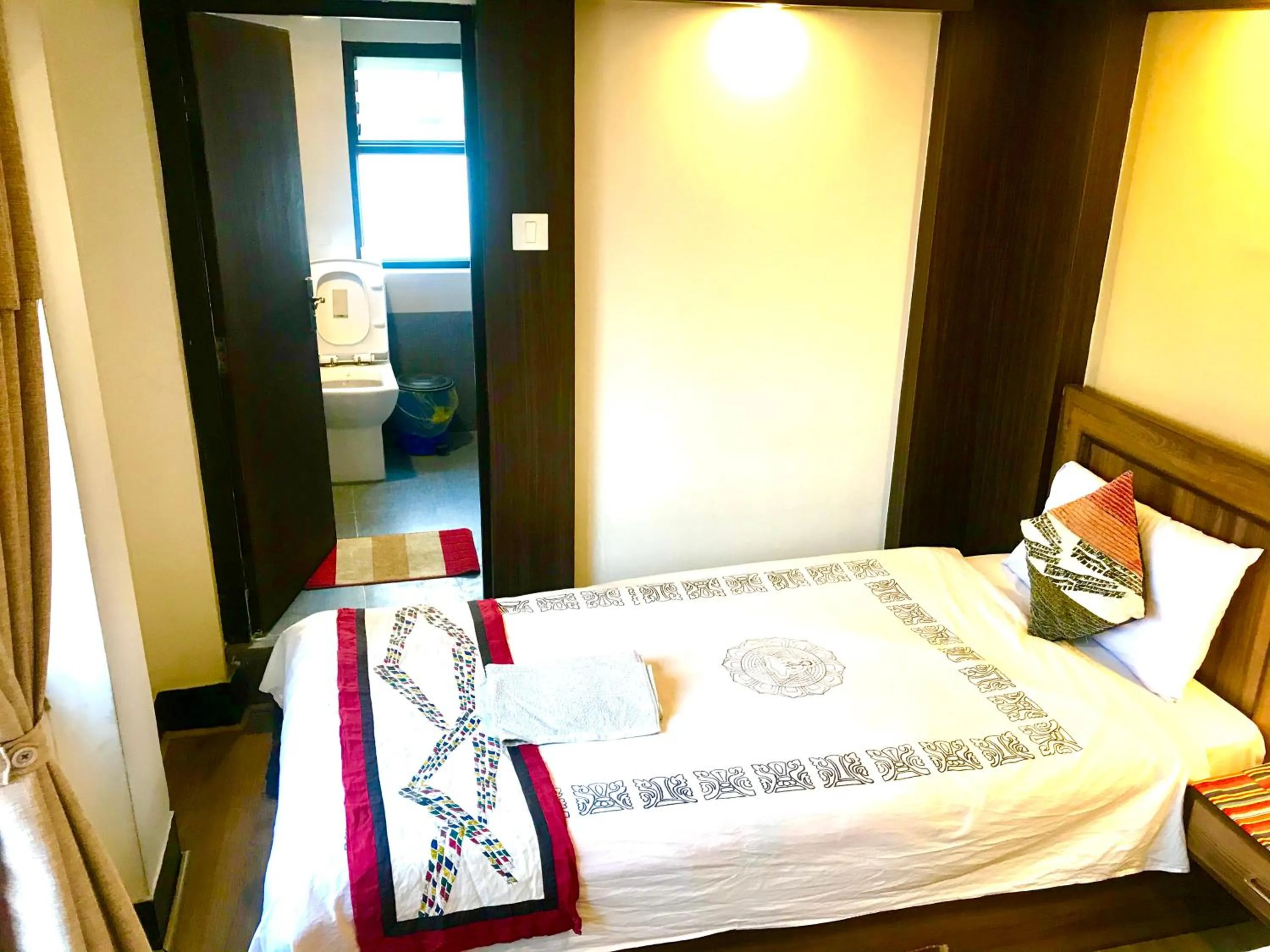 City view, Bed in Shiva Guest House