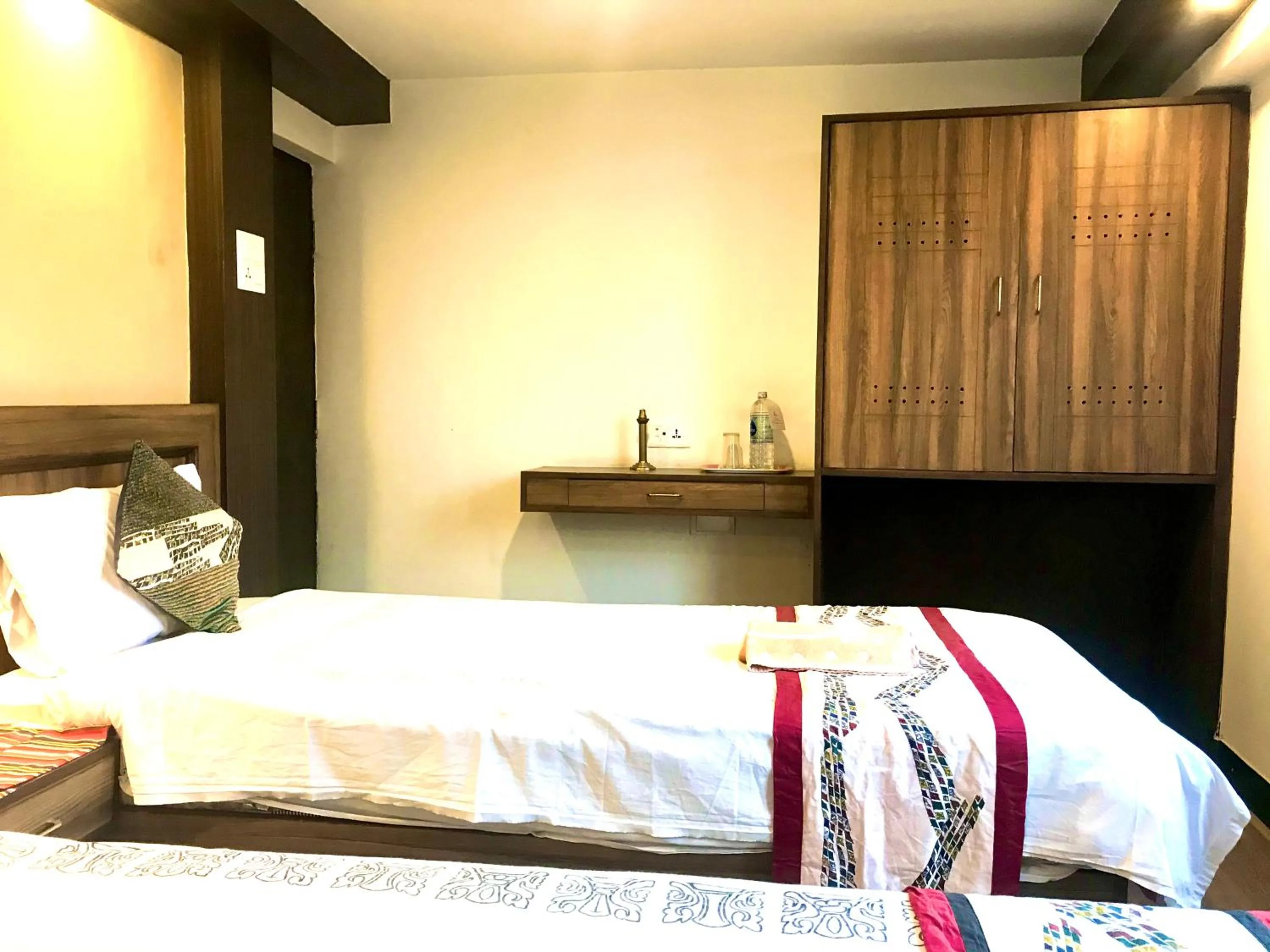 City view, Bed in Shiva Guest House