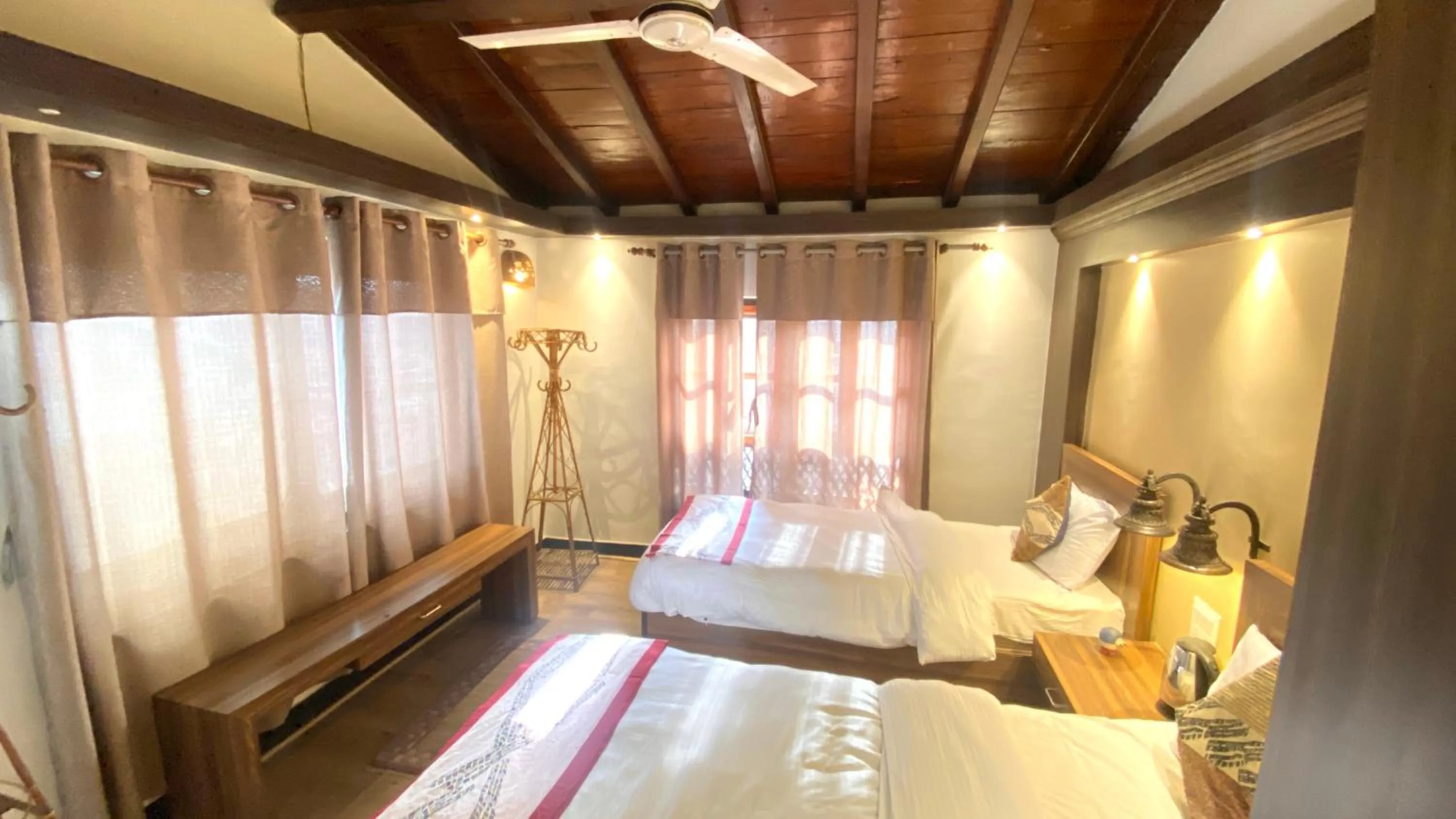 Photo of the whole room, Bed in Shiva Guest House