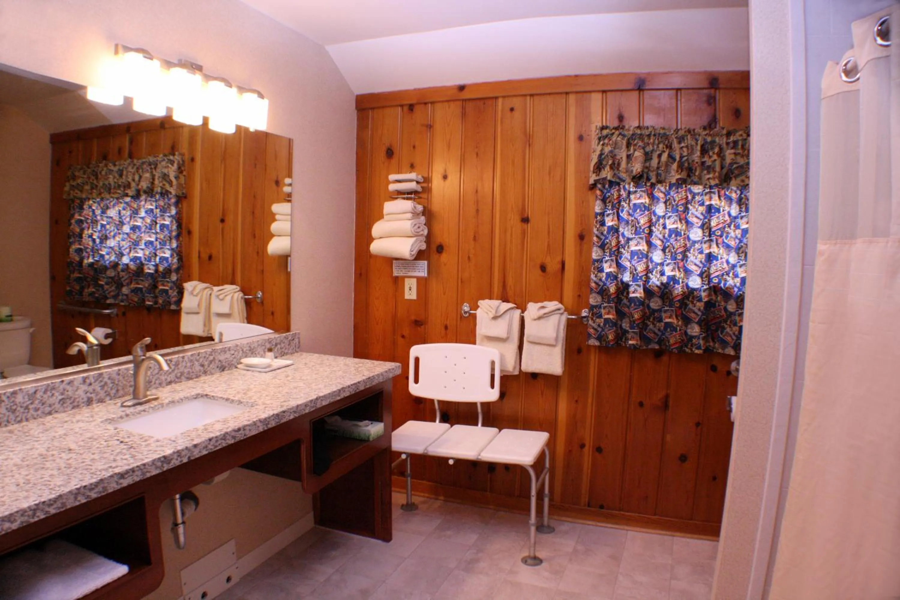 Bathroom in Buffalo Bill Cabin Village