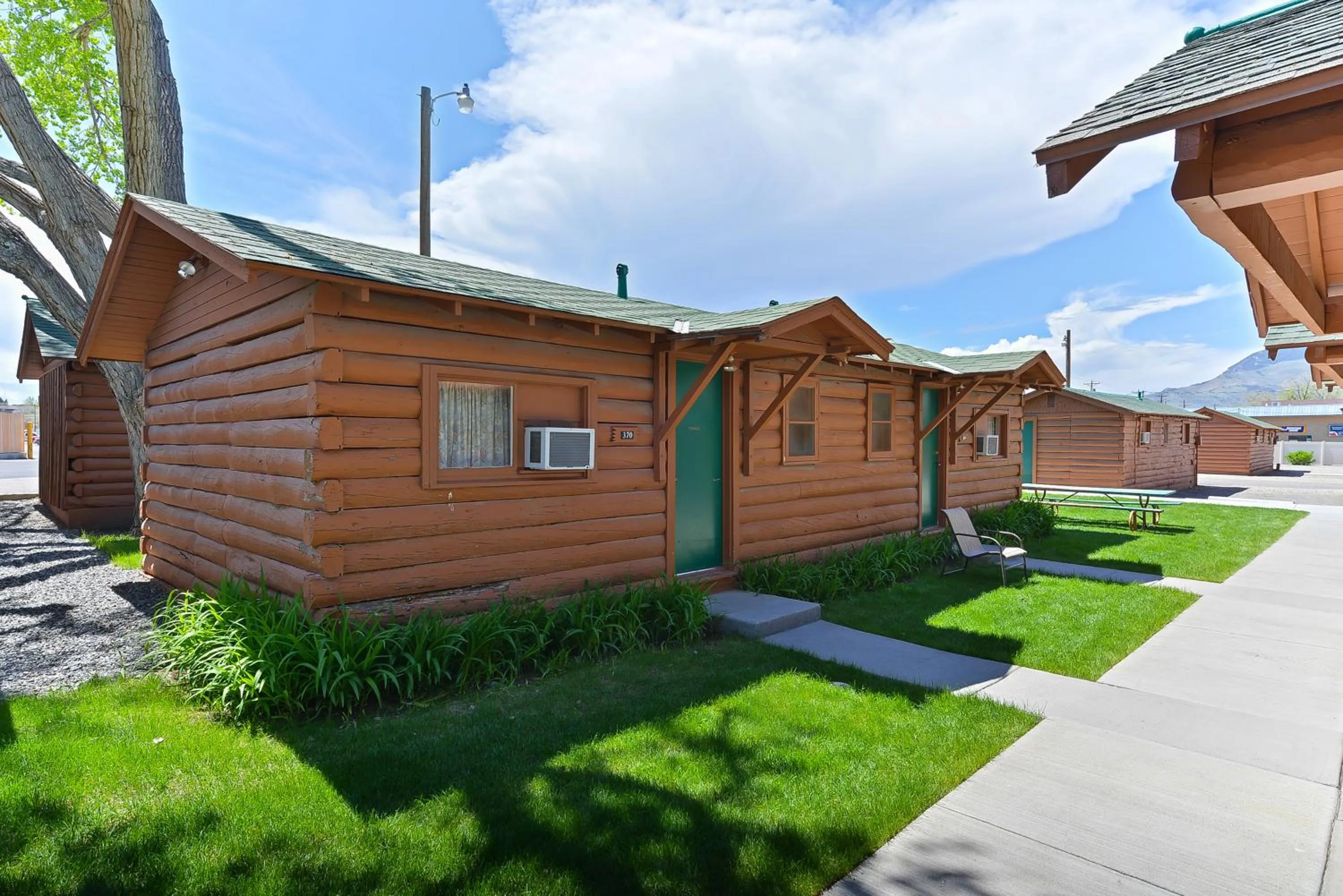 Bird's eye view in Buffalo Bill Cabin Village