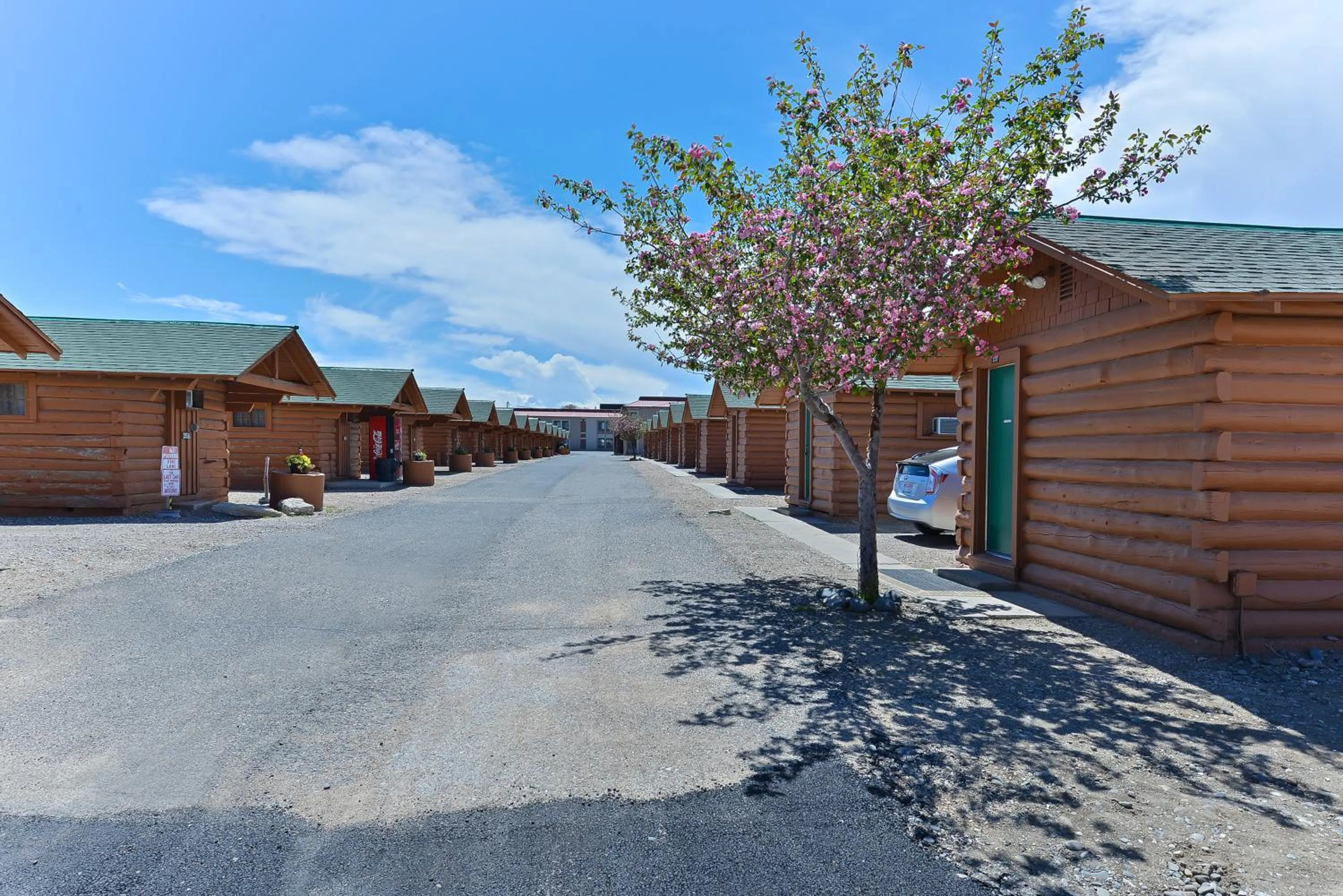 Bird's eye view in Buffalo Bill Cabin Village