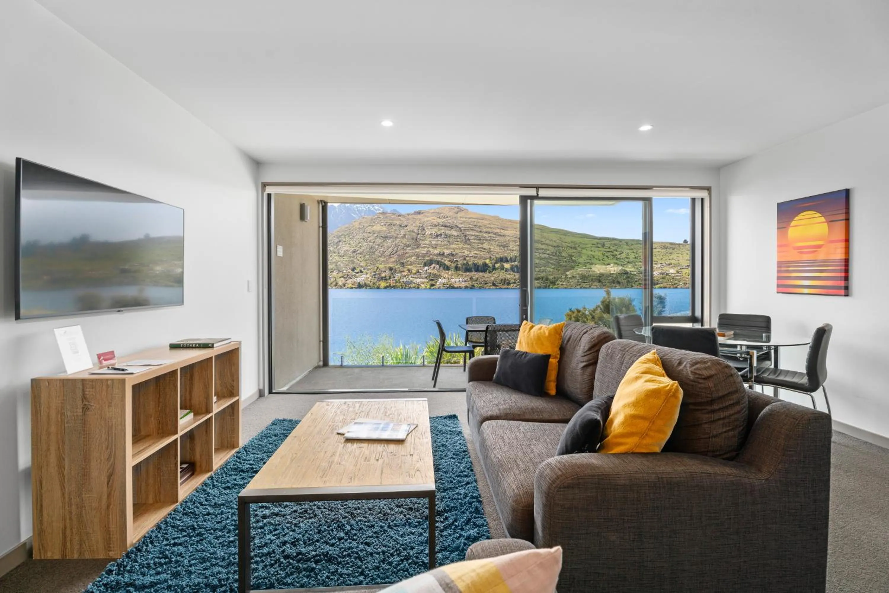 Living room in Residence du Lac Unit 35