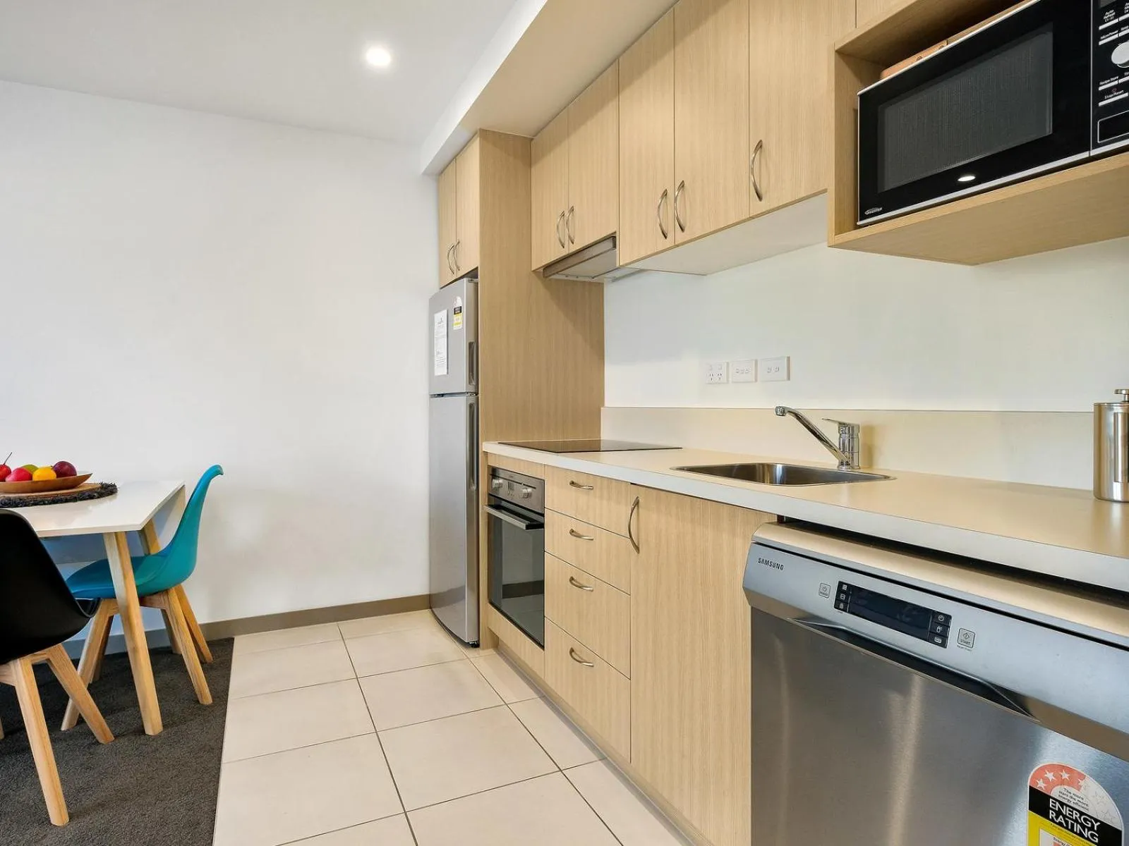 Kitchen or kitchenette in Residence du Lac Unit 35