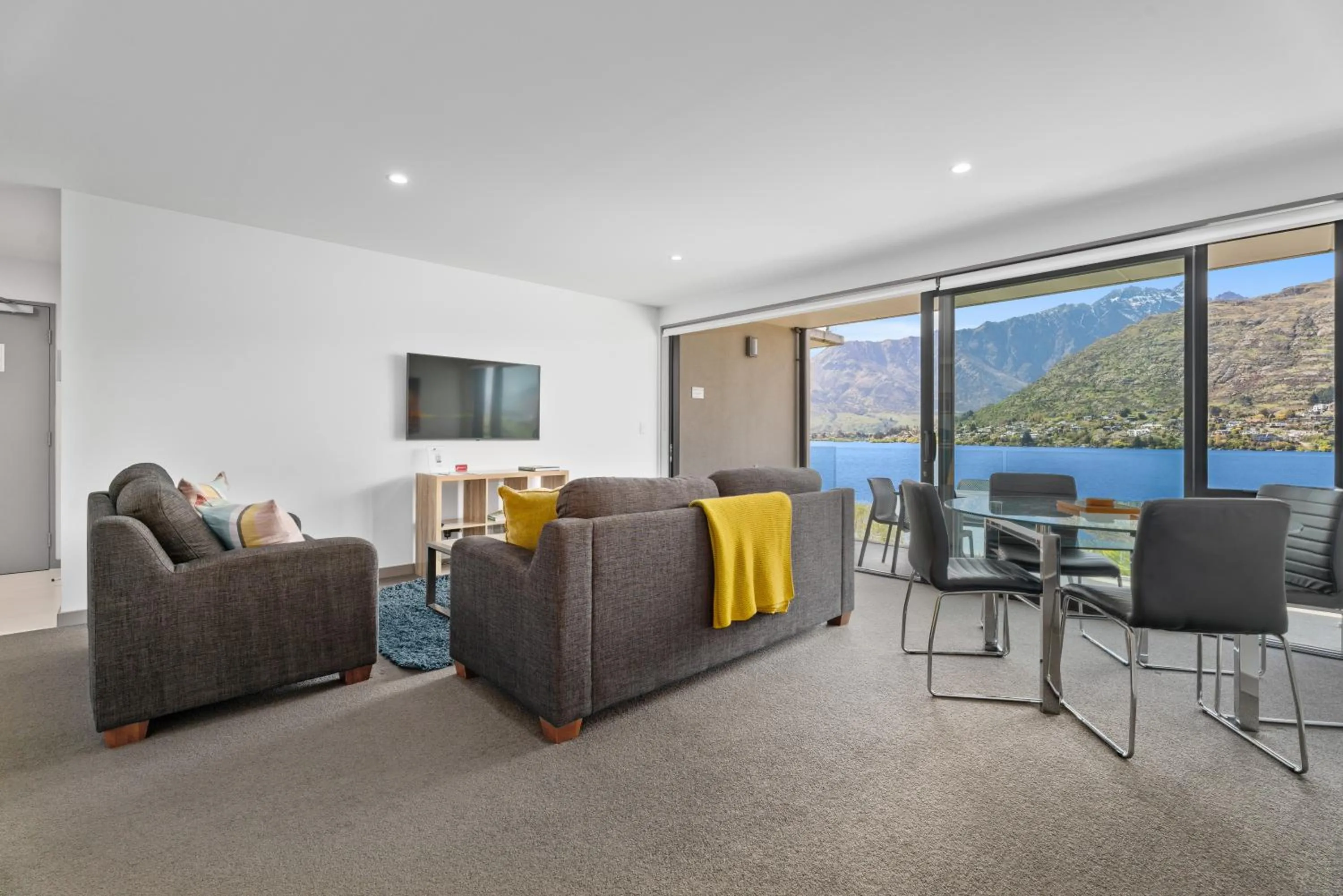 Living room in Residence du Lac Unit 35