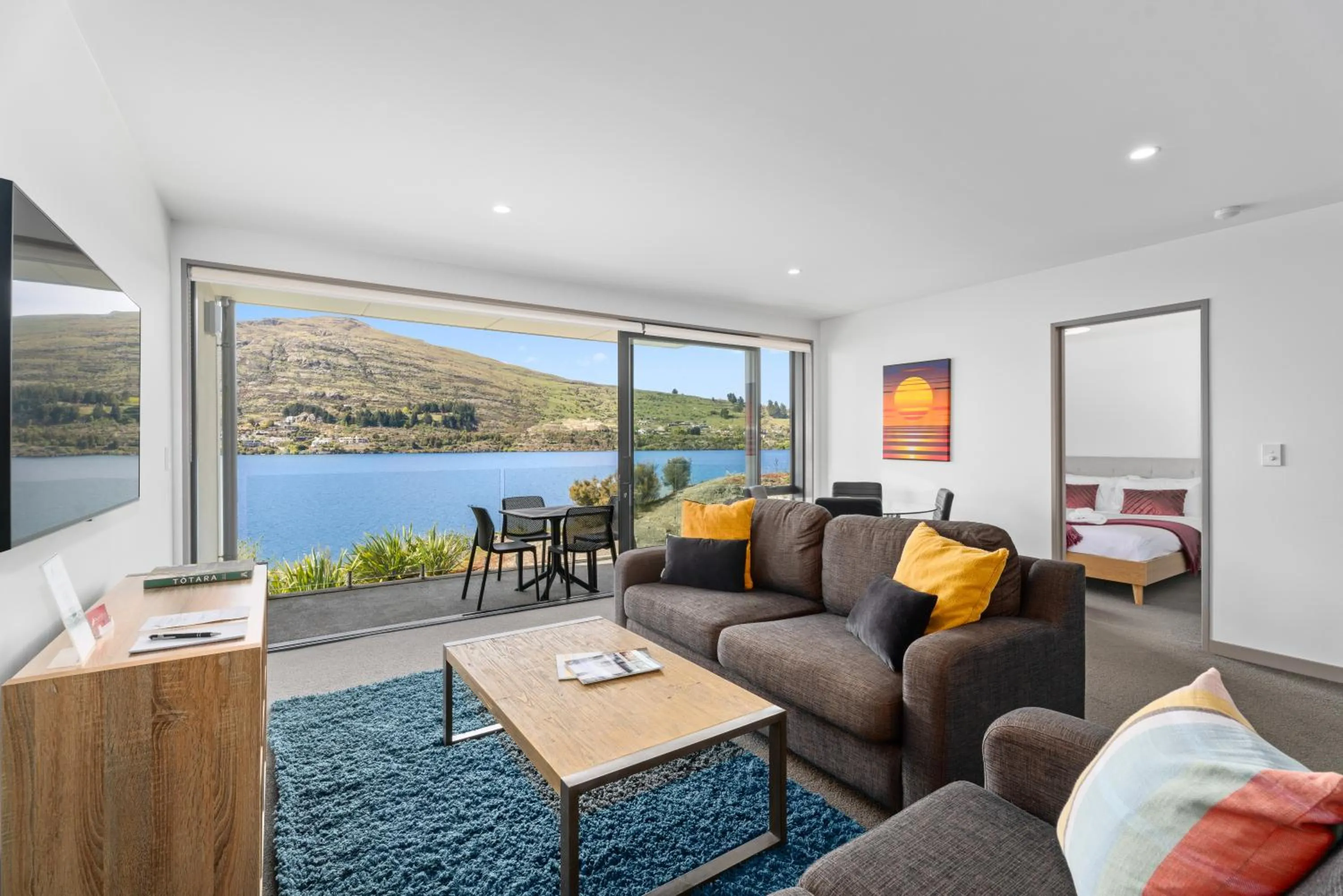 Living room in Residence du Lac Unit 35