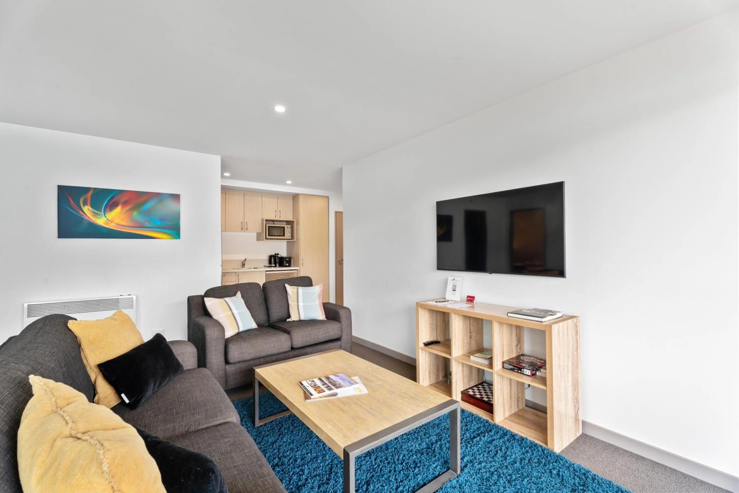 Living room in Residence du Lac Unit 35