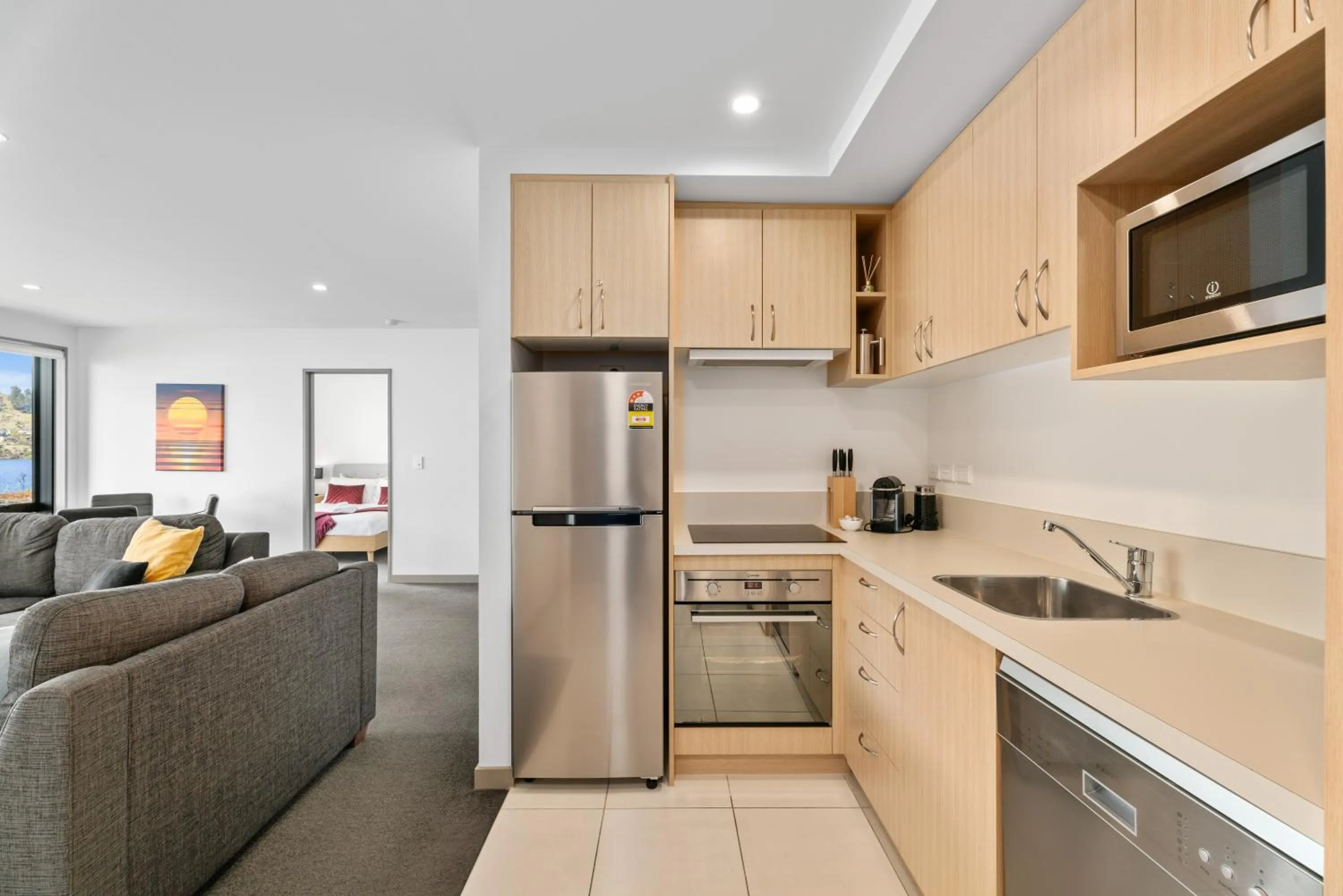 kitchen in Residence du Lac Unit 35