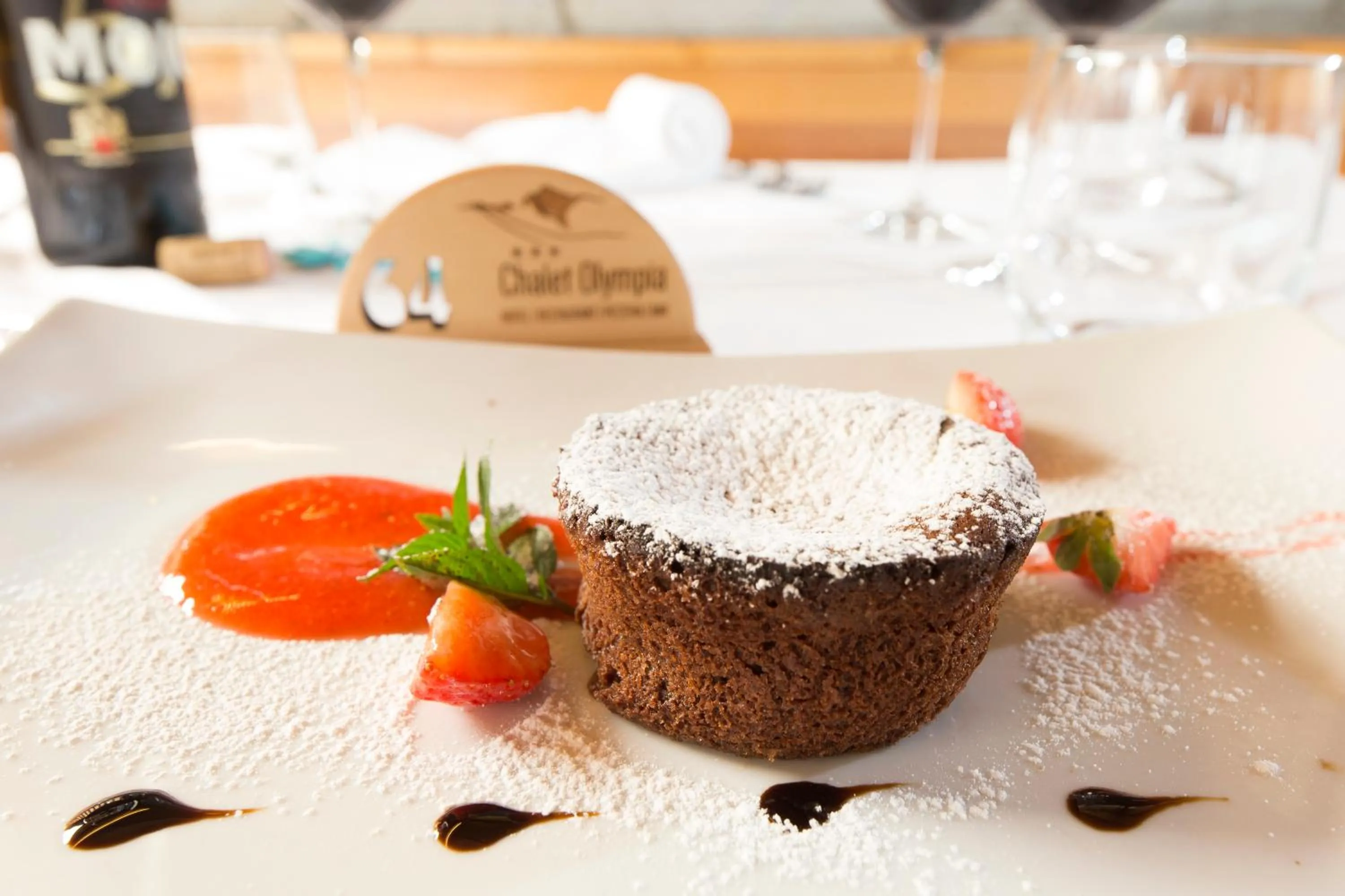 Food close-up in Hotel Chalet Olympia