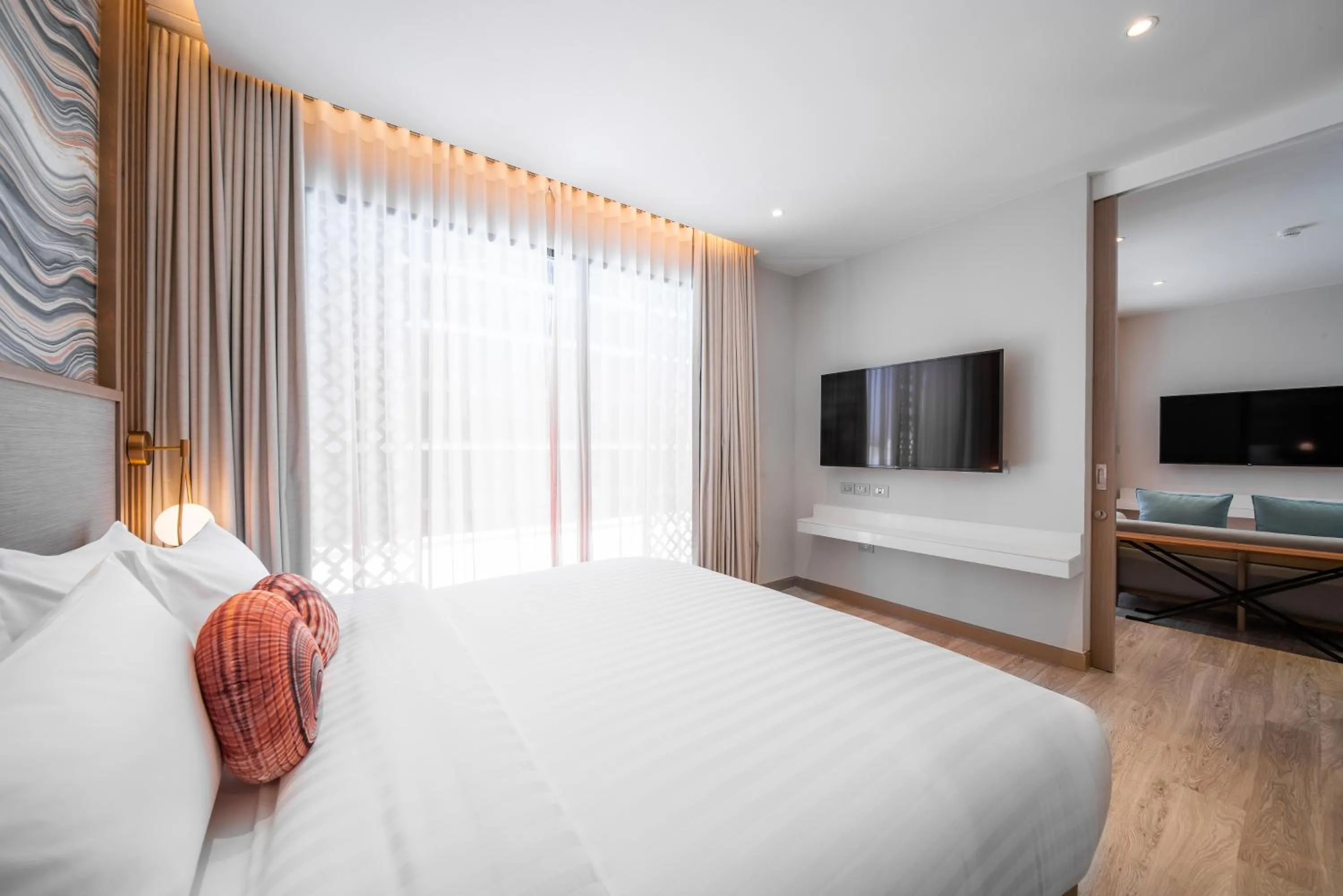 Bed in Maven Stylish Hotel Hua Hin