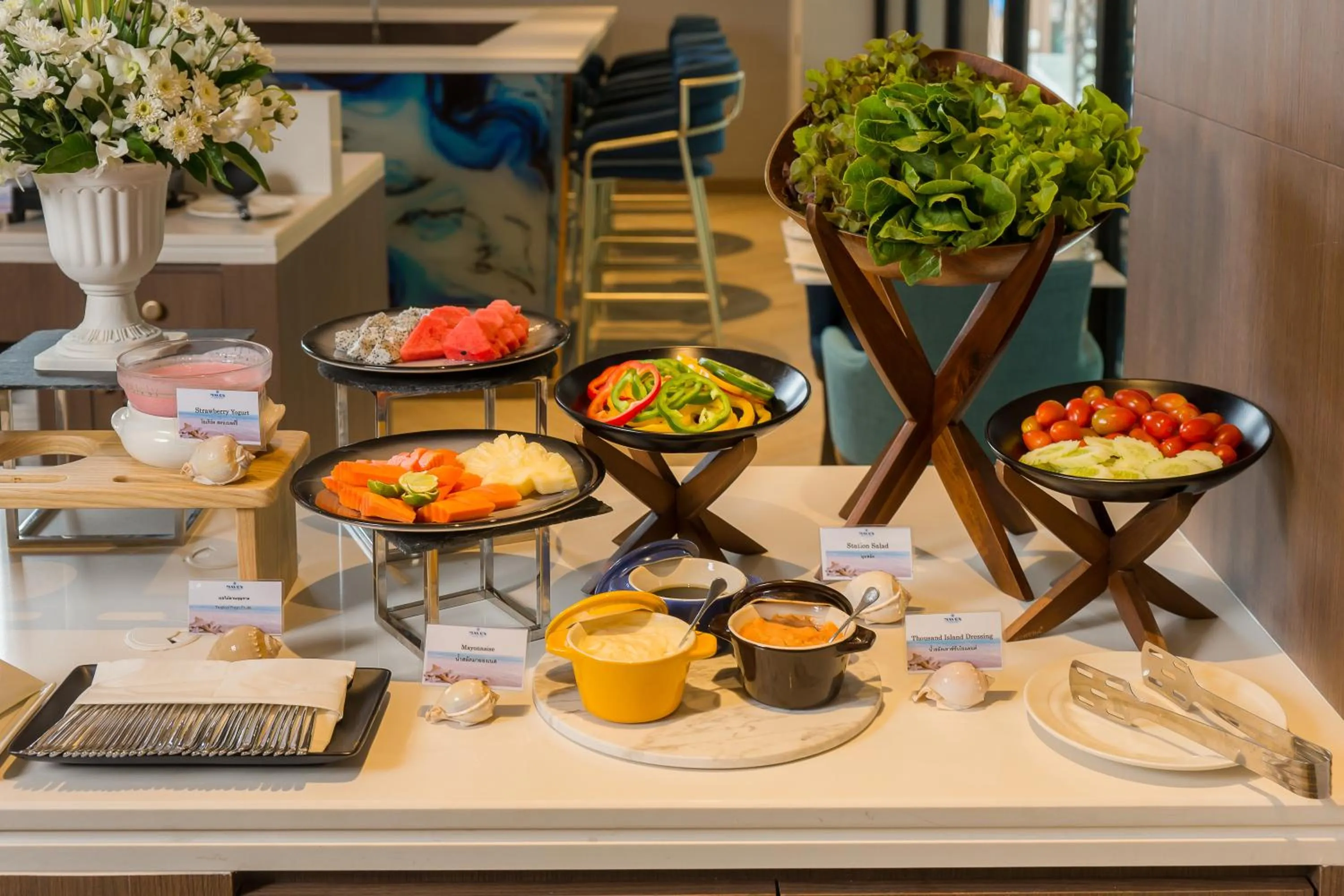Breakfast in Maven Stylish Hotel Hua Hin