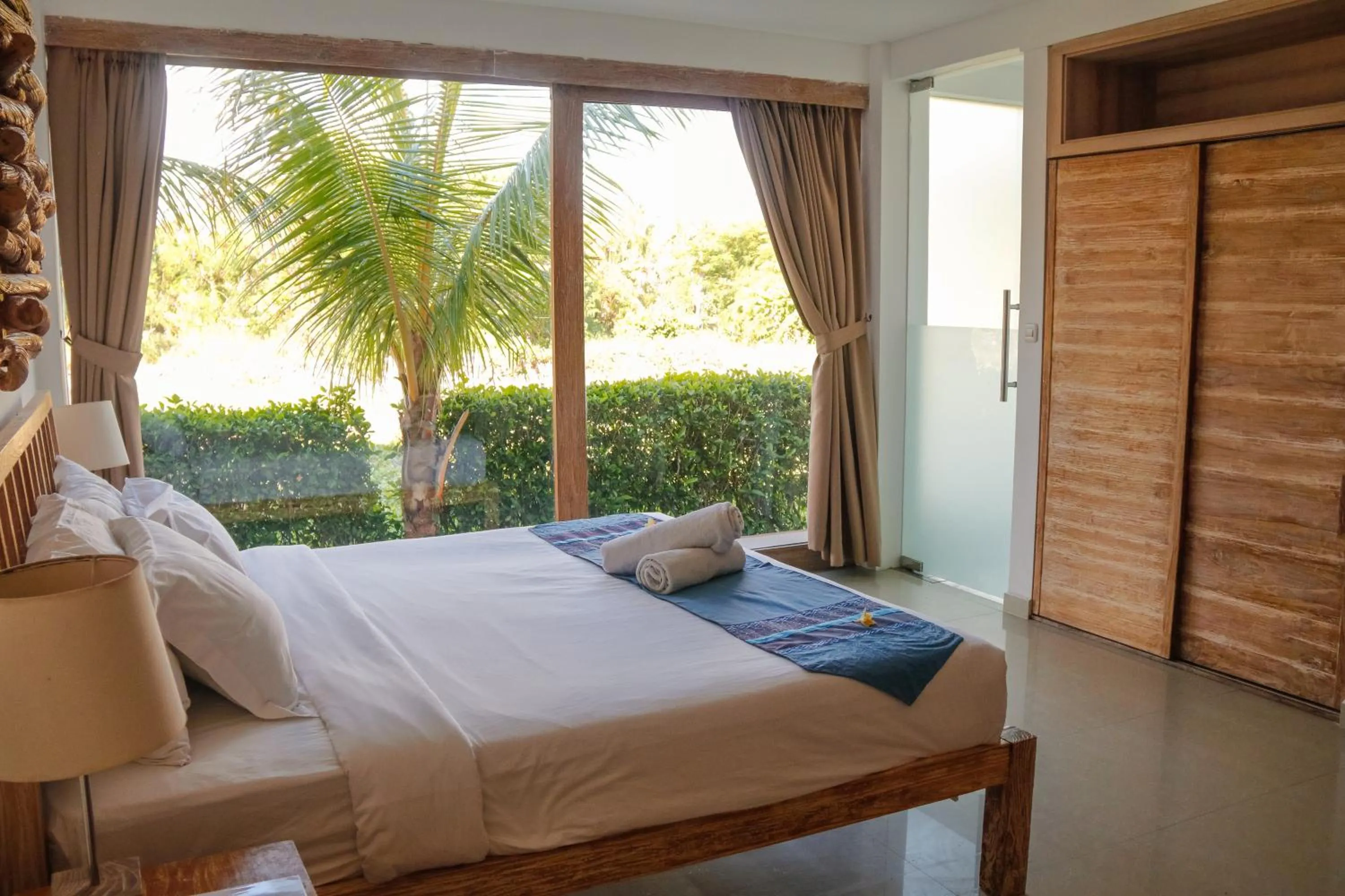 Bed in D'sawah Villa